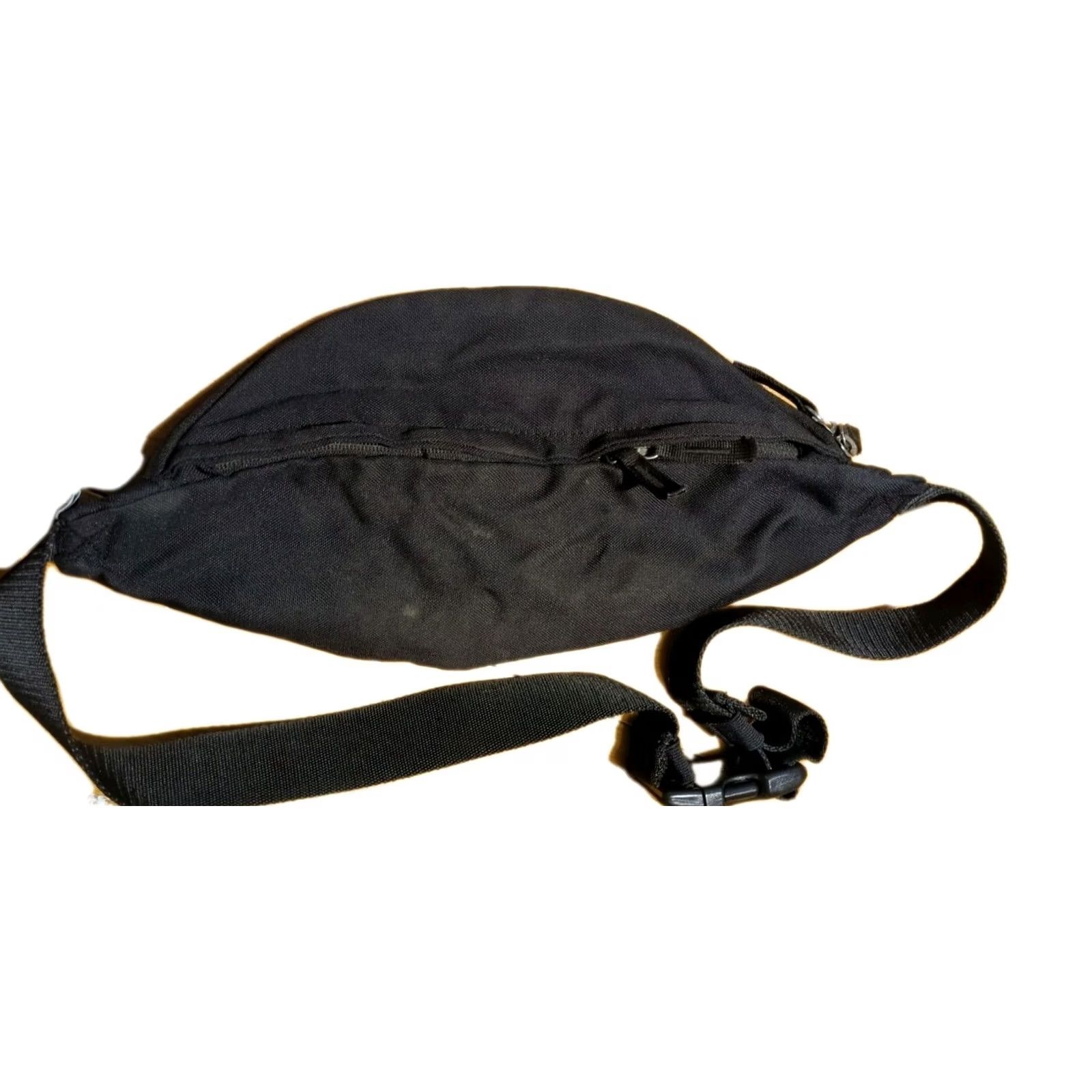Nike Nike Heritage Fanny Pack Hip Waist Belt Crossbody Black Zip Men Large Adjustable Strap Polyester Nike Crossbody Waistpack Size ONE SIZE - 3 Thumbnail