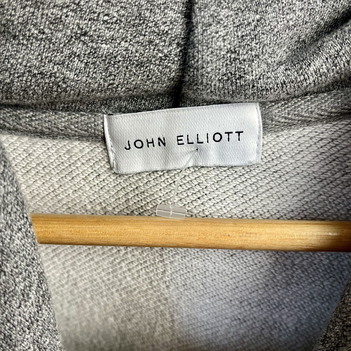 John Elliott John Elliott Grey Avant Garde Hoodie with side Zip Oversize Size US M / EU 48-50 / 2 - 2 Thumbnail