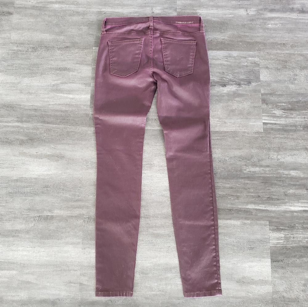 Current/Elliot Purple Coated Current|Elliott The Ankle Skinny Jean Size 26" / US 2 / IT 38 - 2 Thumbnail