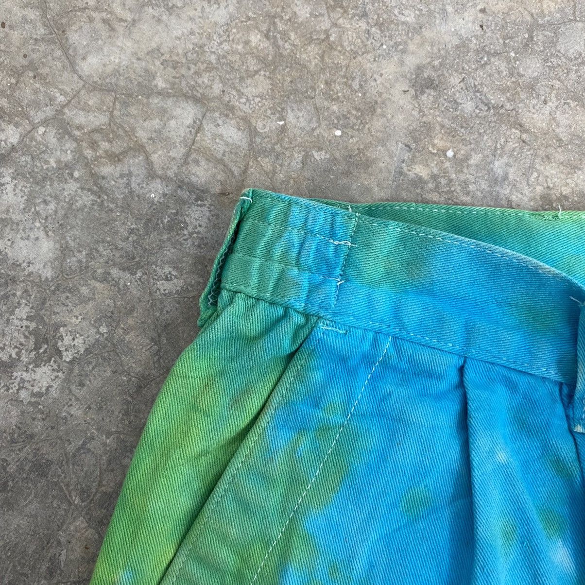 L.L. Bean Vintage 1980’s LL Bean Psychedelic Pleated Wide Pants Size US 34 / EU 50 - 9 Thumbnail