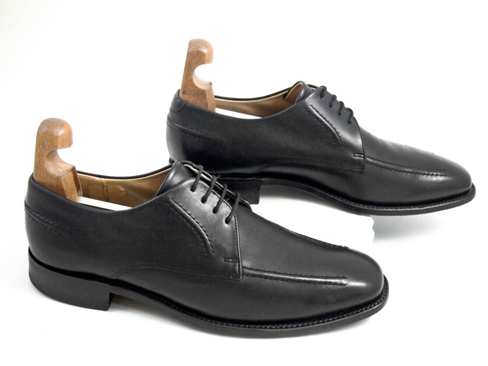 Loake Loake Aberdeen Derby Black Leather Mens EU 41.5 US 8.5 G Size US 8.5 / EU 41-42 - 2 Thumbnail