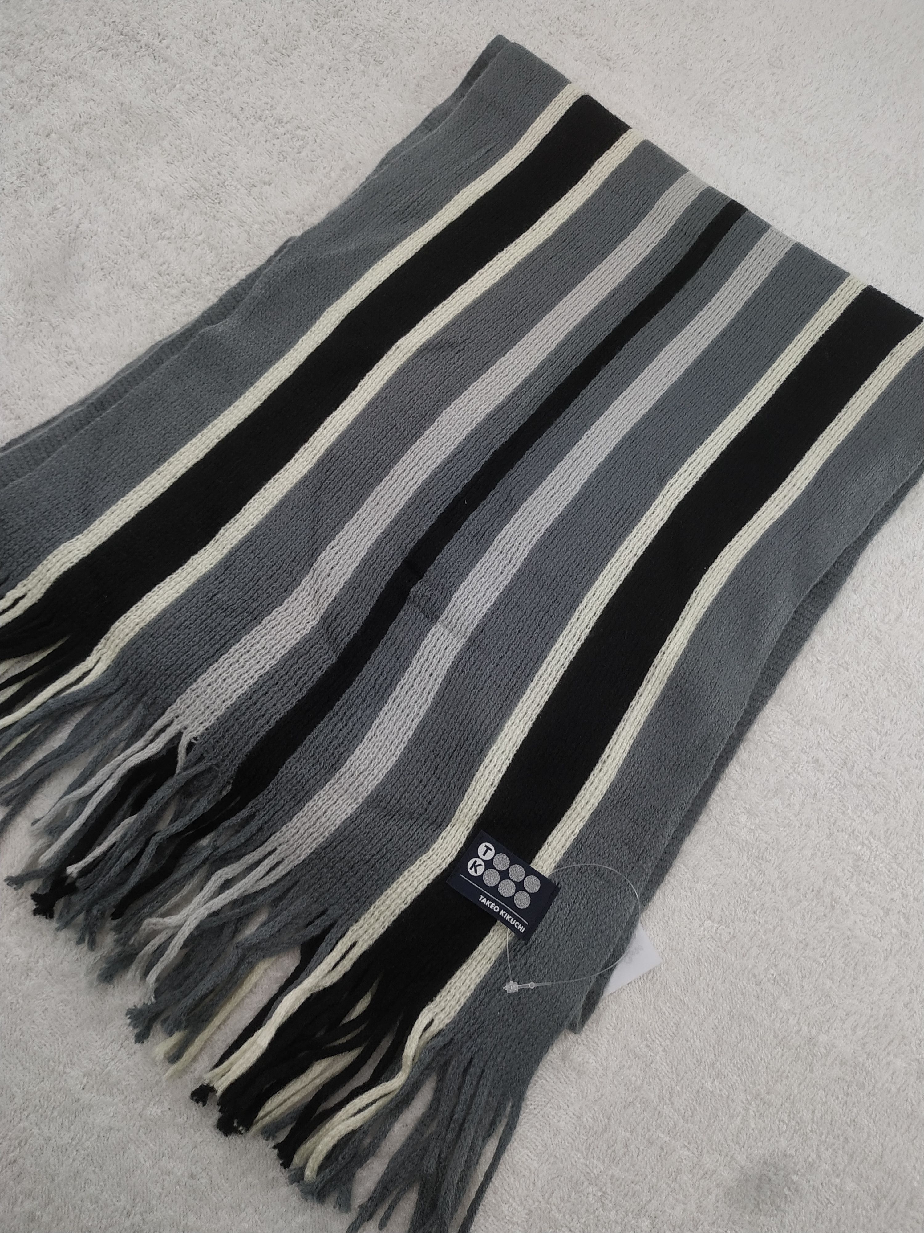 Takeo Kikuchi Vintage Takeo Kiuchi Scarf/Muffler/Neckwear MF373 Size ONE SIZE - 3 Thumbnail