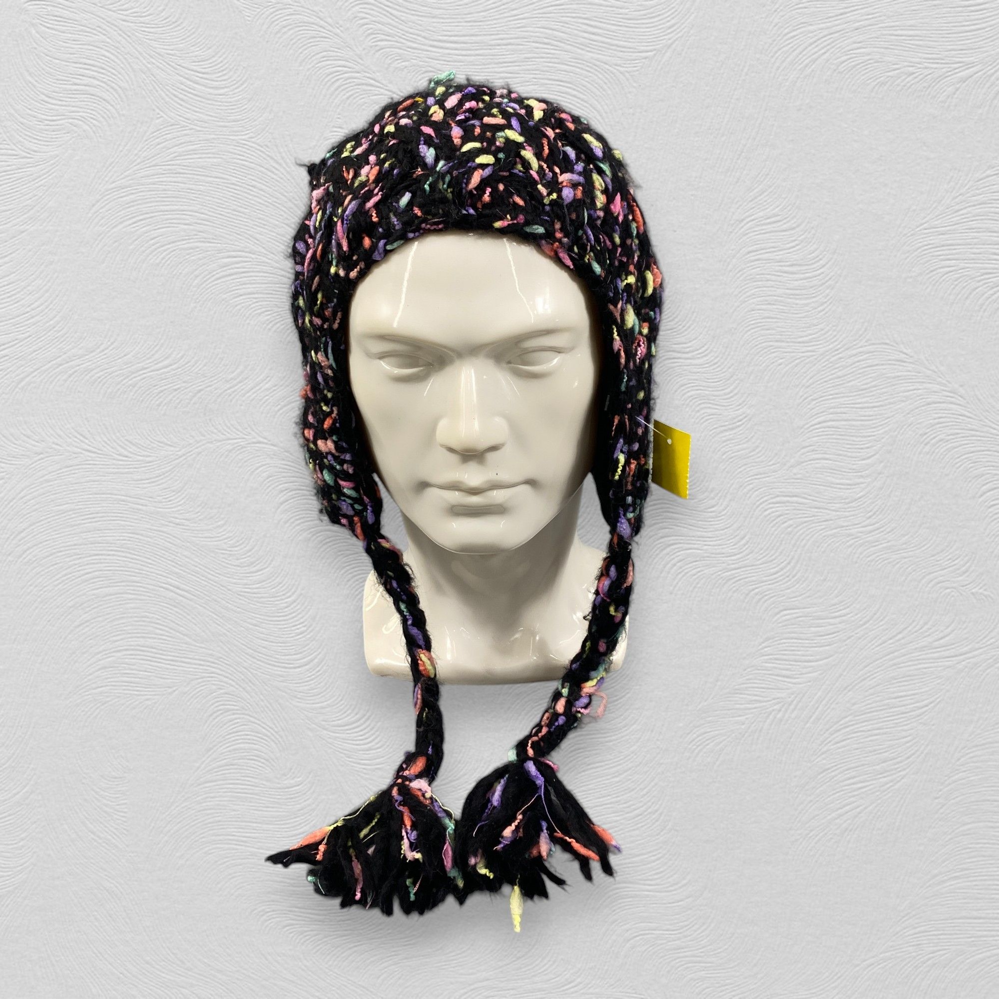 Japanese Brand Multicolor Ear Flap Beanie Hats -BN1173 Size ONE SIZE - 2 Thumbnail