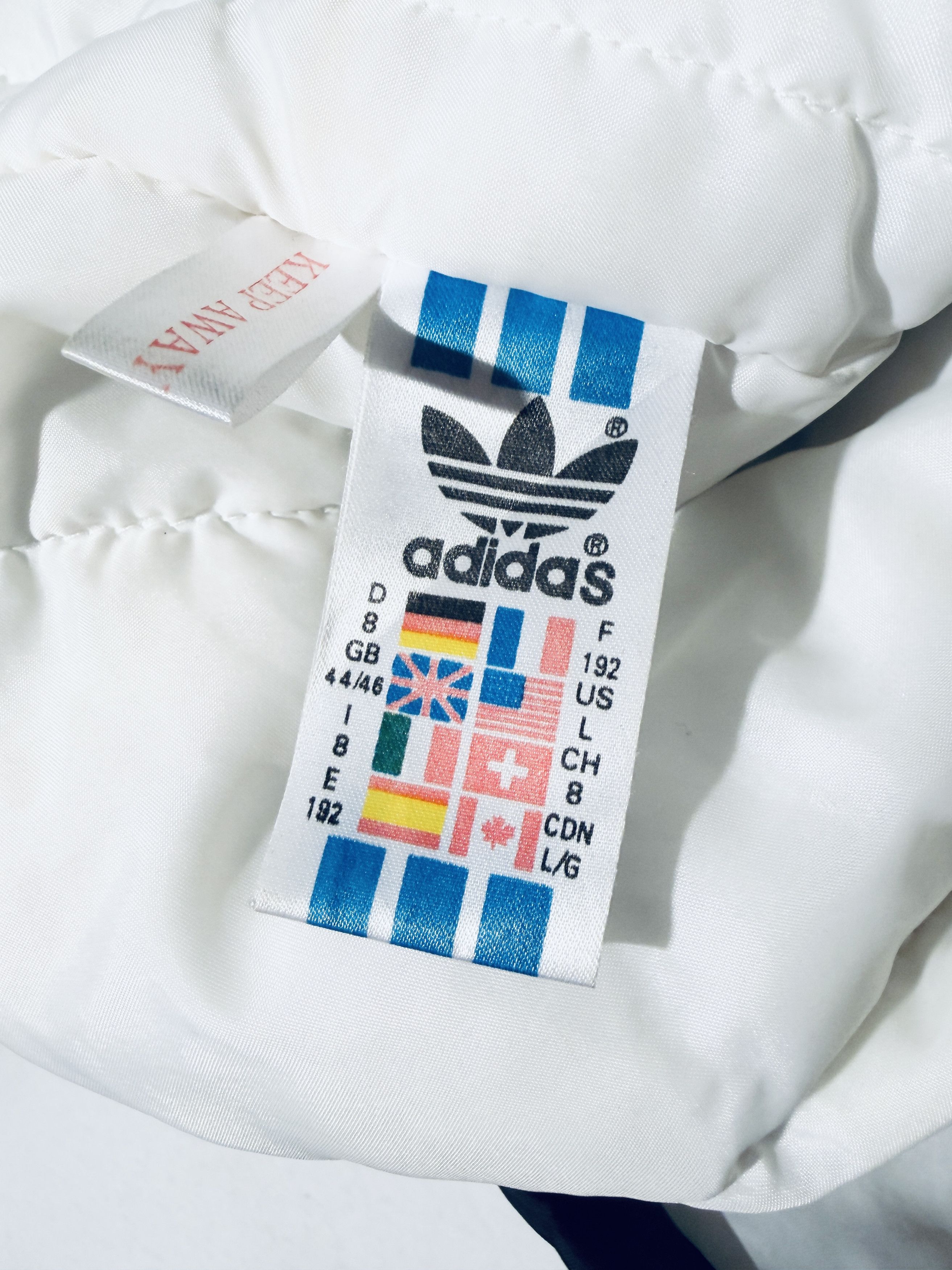 Adidas Newcastle United Training Bench Jacket 1995 - 1996 Size US XL / EU 56 / 4 - 12 Thumbnail