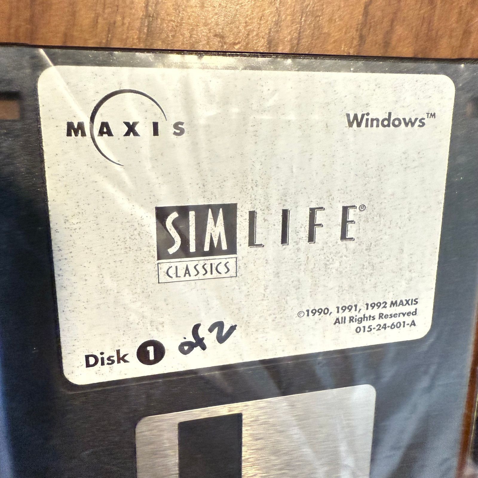 Vintage SimLife Classics (1992) Maxis PC Game 3.5” Floppy Windows Size ONE SIZE - 2 Thumbnail