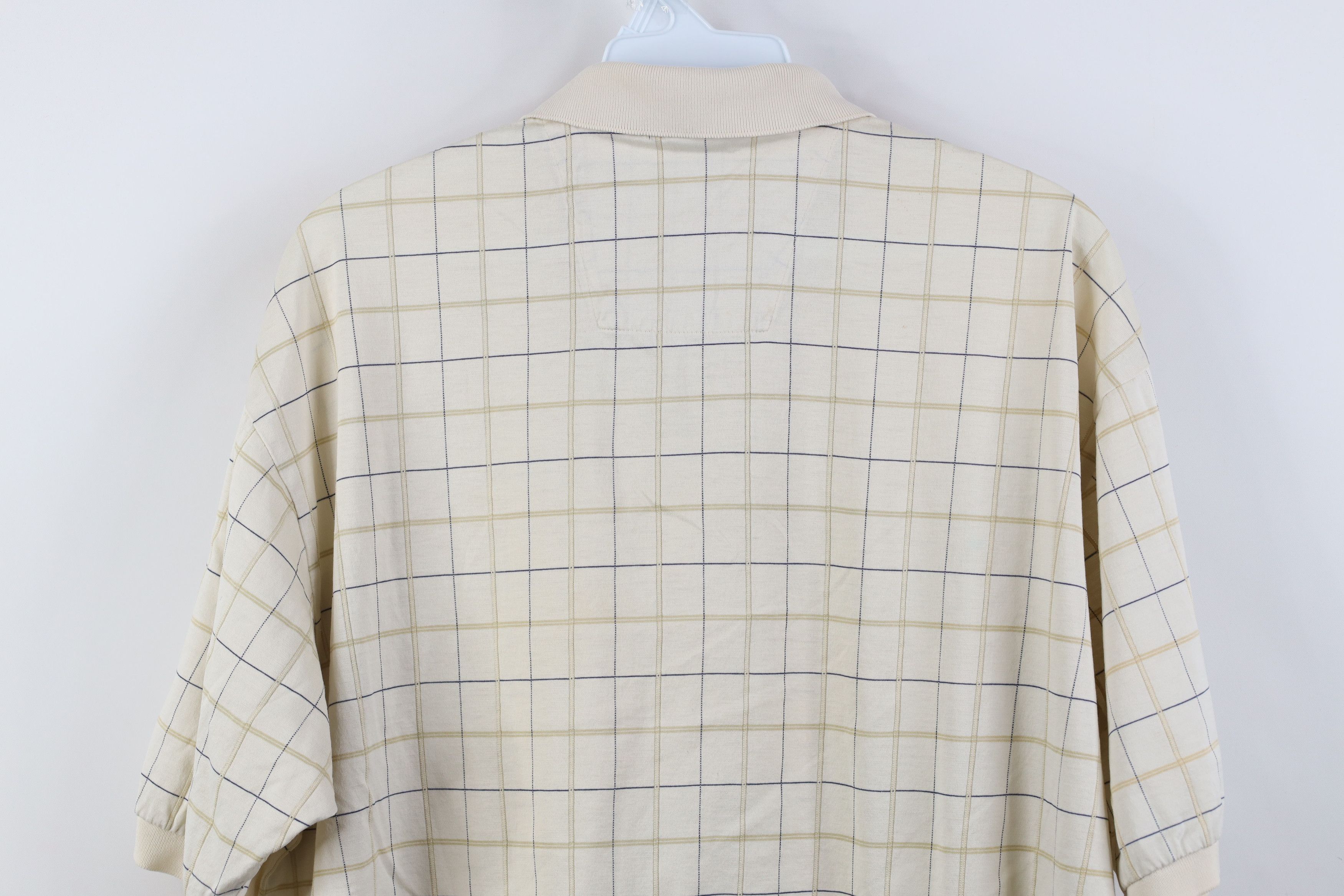Nautica Vintage 90s Nautica Checkered Knit Collared Golf Polo Shirt Size US M / EU 48-50 / 2 - 11 Thumbnail