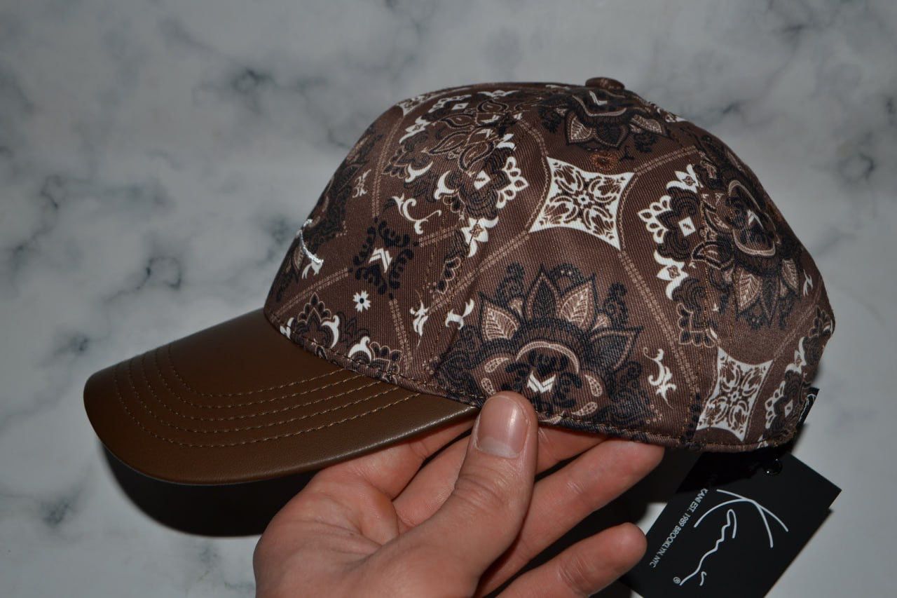 Karl Kani New Karl Kani Signature Paisley cap Brown One Size Size ONE SIZE - 4 Thumbnail