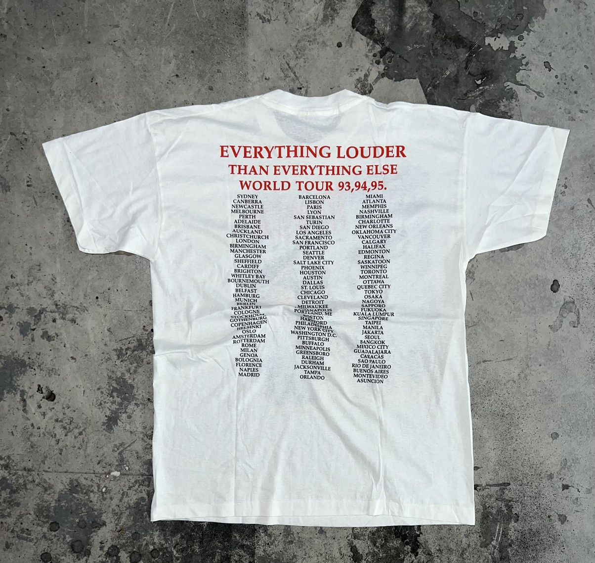 Band Tees × Vintage Vintage Meat Loaf rare tour rock band tee 1994 Size US XL / EU 56 / 4 - 2 Thumbnail