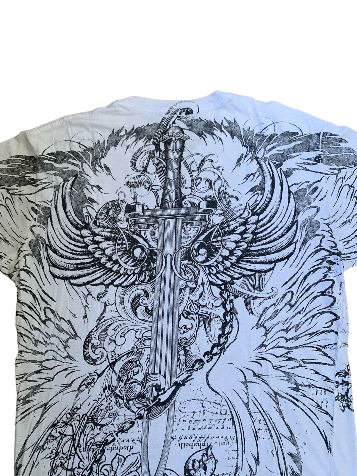 Japanese Brand 2000s japanese archive konflic y2k short sleeve poem tee Size US M / EU 48-50 / 2 - 7 Thumbnail