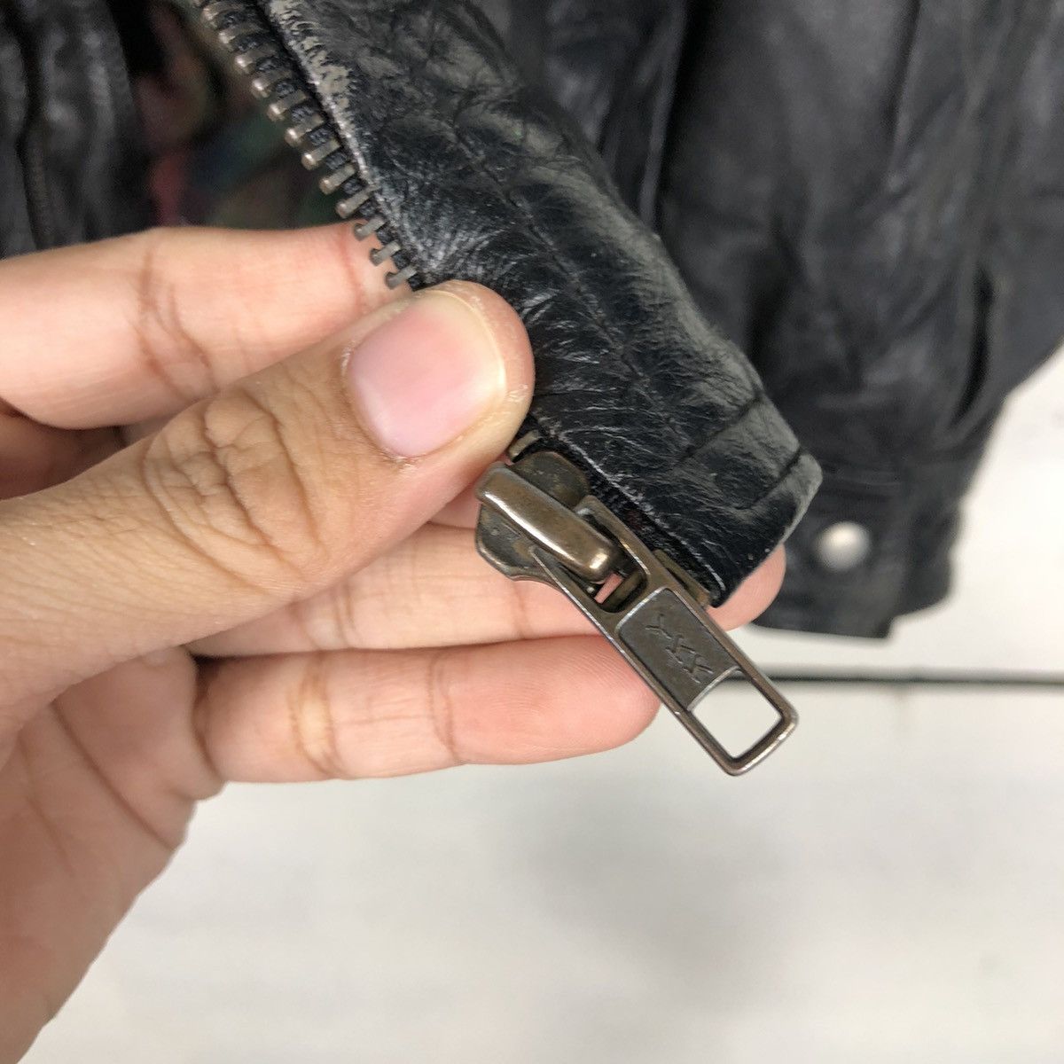 Japanese Brand × Vintage 📌Vintage Biker Leather Jacket Blanket Zania Issey Miyake Size US L / EU 52-54 / 3 - 17 Thumbnail