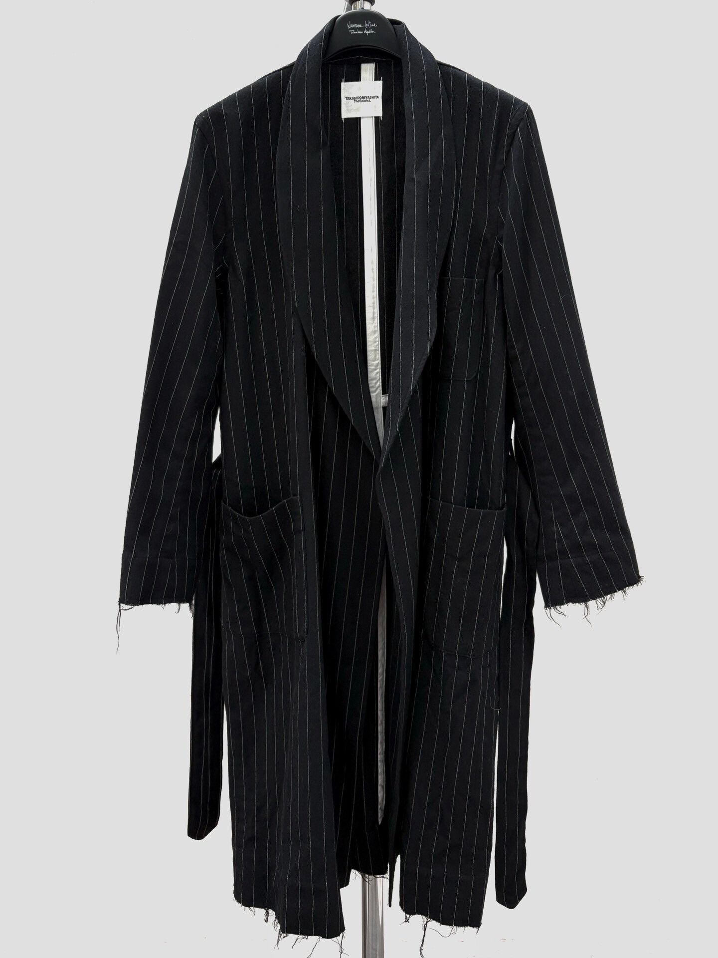 Takahiromiyashita The Soloist. THE SOLOIST AW15 Wool Robe Coat 46 Size US S / EU 44-46 / 1 - 1 Thumbnail
