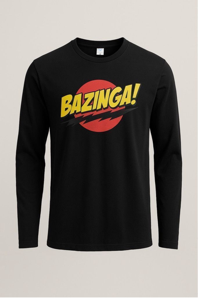 Other “Bazinga!” Long Sleeve Tee, Size M, Sheldon -Nerd-Approved Size US M / EU 48-50 / 2 - 2 Thumbnail