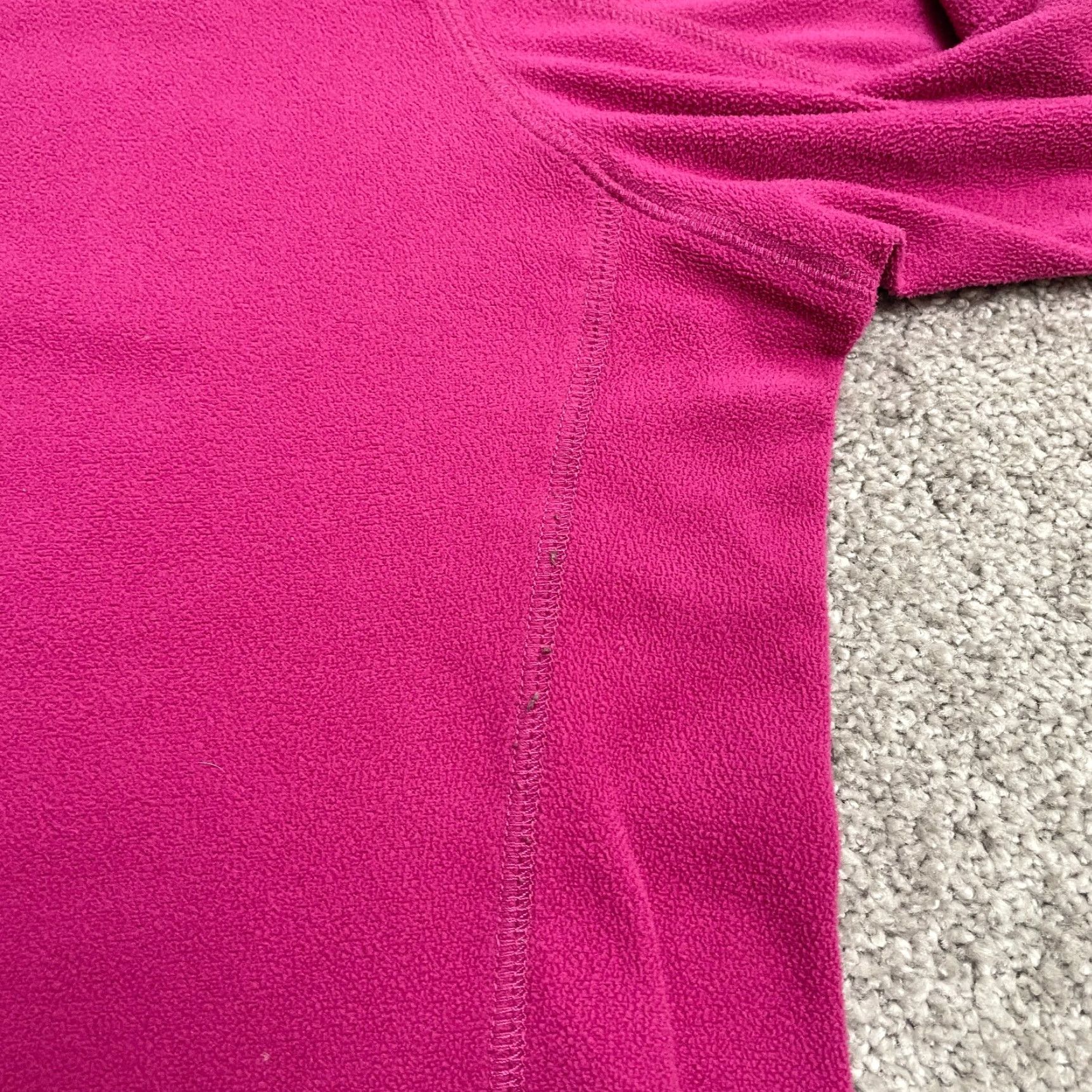 Pinko Columbia Jacket Womens XL Pink 1/4 Zip Fleece Lightweight Outdoor Hiking Shirt casual athletic Size XL / US 12-14 / IT 48-50 - 5 Thumbnail