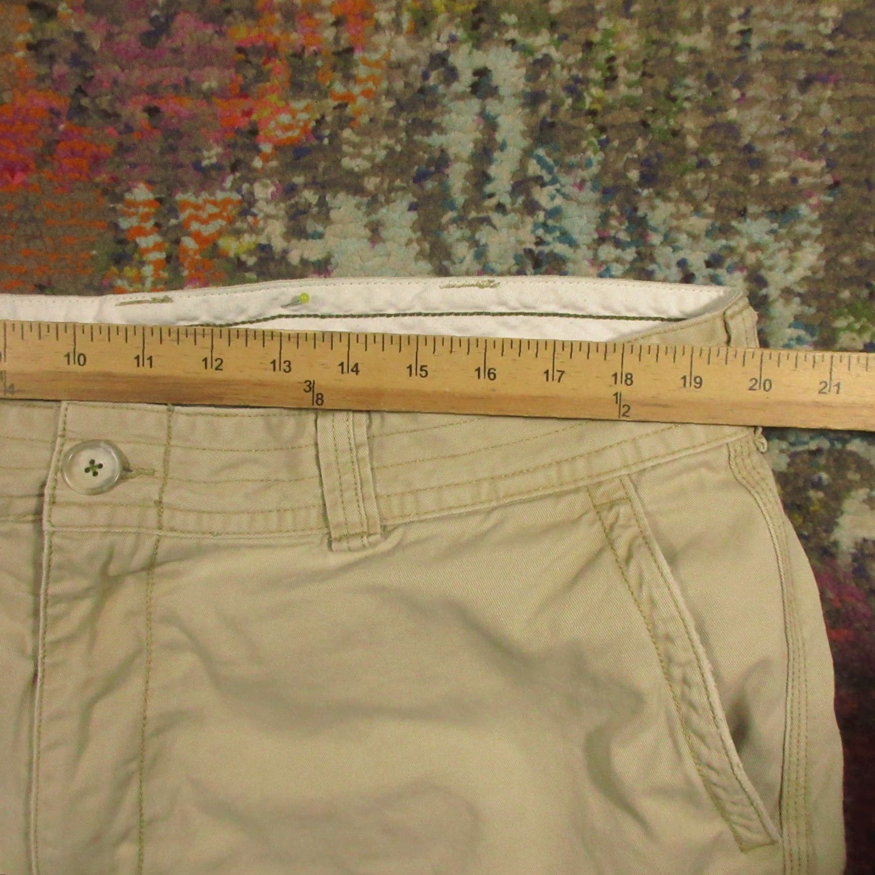 Polo Ralph Lauren Polo Ralph Lauren Cargo Shorts Men's 40 Tan Classic Chino Heavy Cotton Canvas Zip Pocket Logo 9in Inseam Cargo Shorts Men Medium? Size US L / EU 52-54 / 3 - 5 Thumbnail