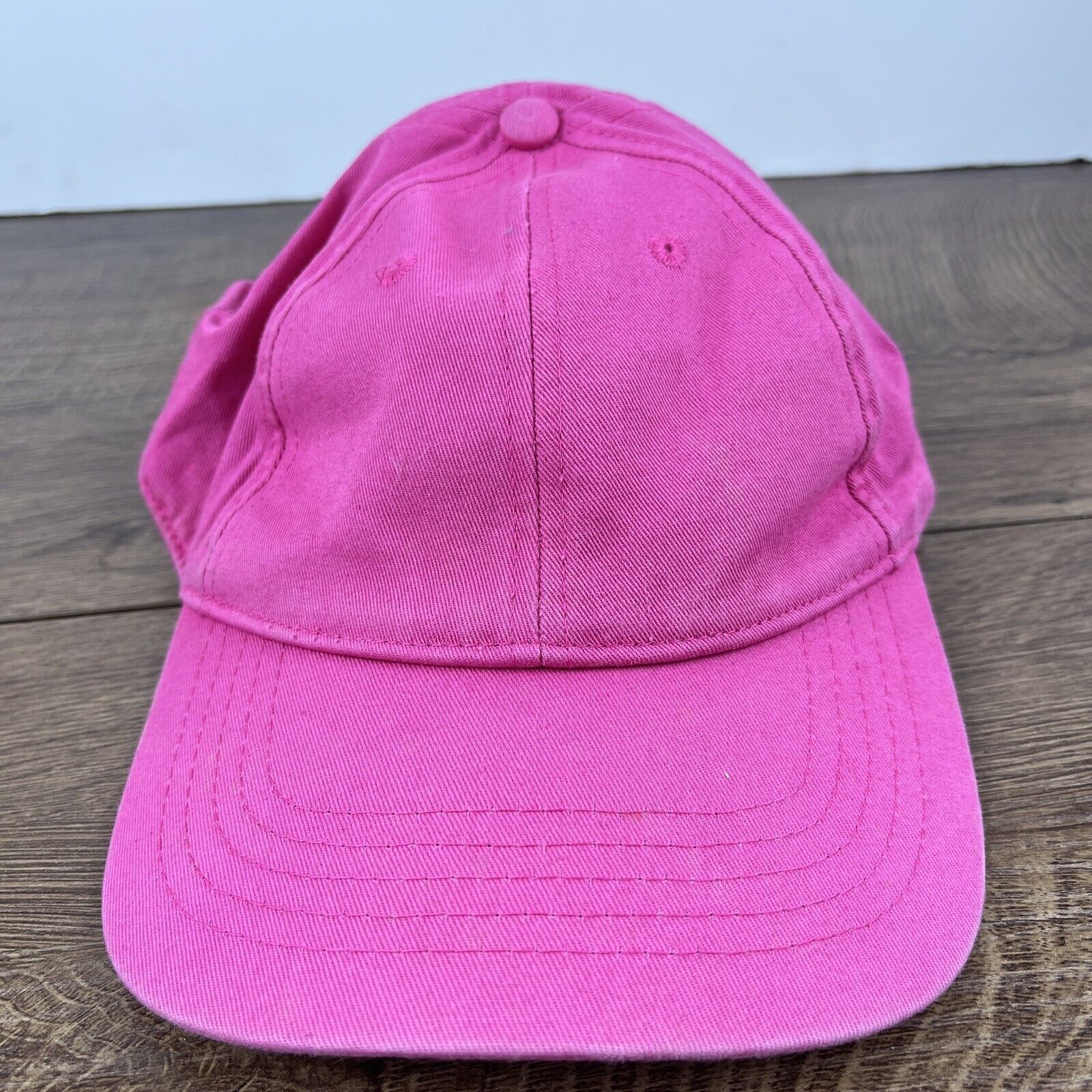 Other Plain Pink Hat Baseball Cap Pink Hat Adjustable Adult Size H Size ONE SIZE - 2 Thumbnail