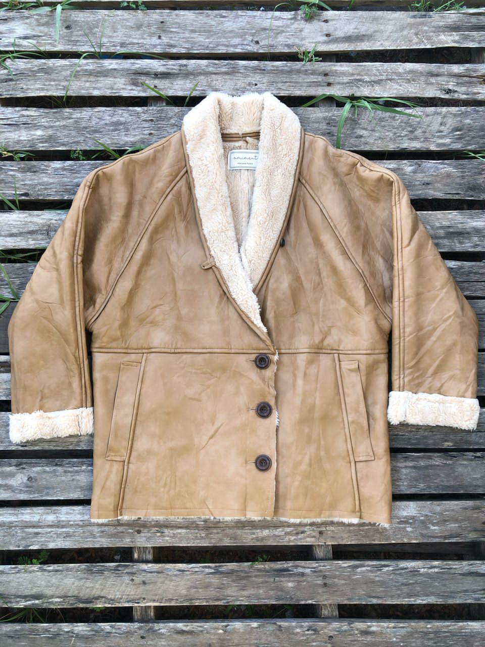 Vintage Vintage Amiment Leather Jacket Size US M / EU 48-50 / 2 - 1 Thumbnail