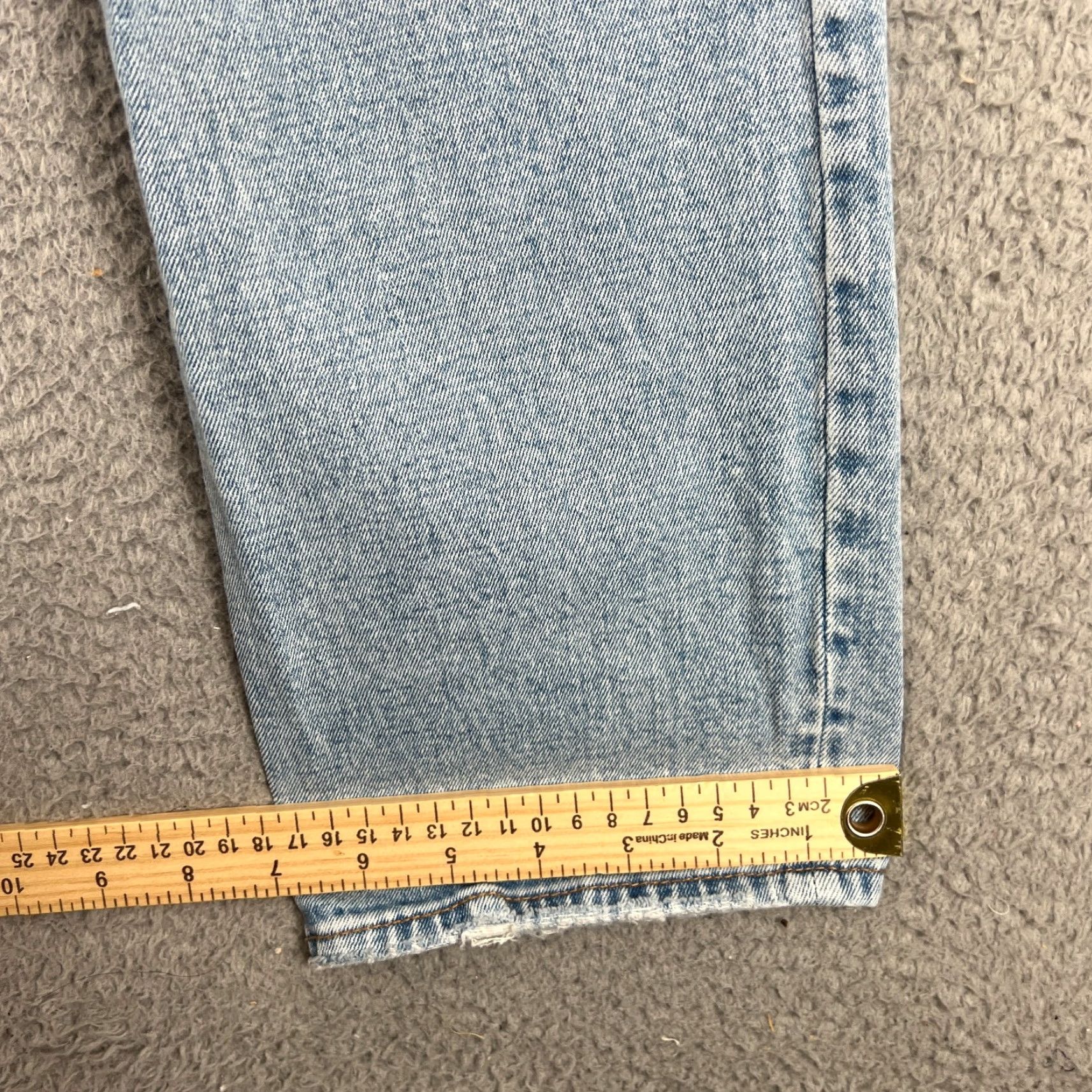 Abercrombie & Fitch Abercrombie & Fitch Jeans Ankle High Rise 2 Reg 26 Blue Denim 5-Pocket Women Vintage 90s Distressed Size 26" / US 2 / IT 38 - 3 Thumbnail