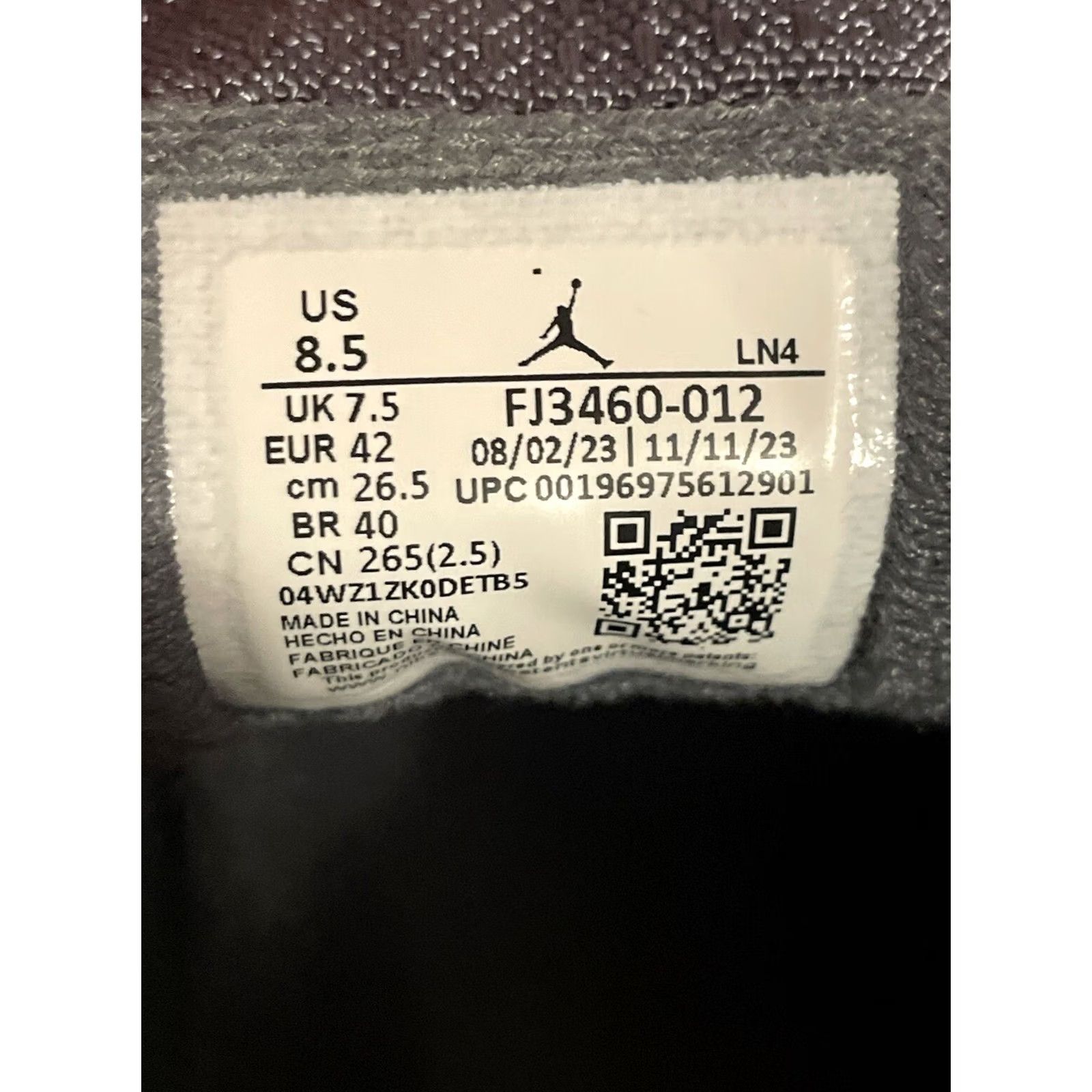 Jordan Brand Nike Air Jordan 14 Retro Flint Grey Sneakers Mens Size 8.5 US Gray Suede 2024 Release Athletic Shoes Sneaker Size US 8 / EU 41 - 7 Thumbnail