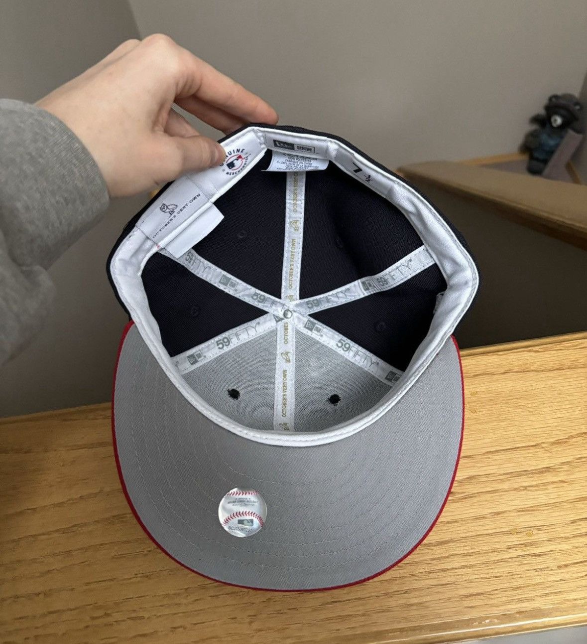 MLB × New Era × October's Very Own 7 1/2 - OVO x New Era x MLB Atlanta Braves Fitted Hat Size ONE SIZE - 4 Thumbnail