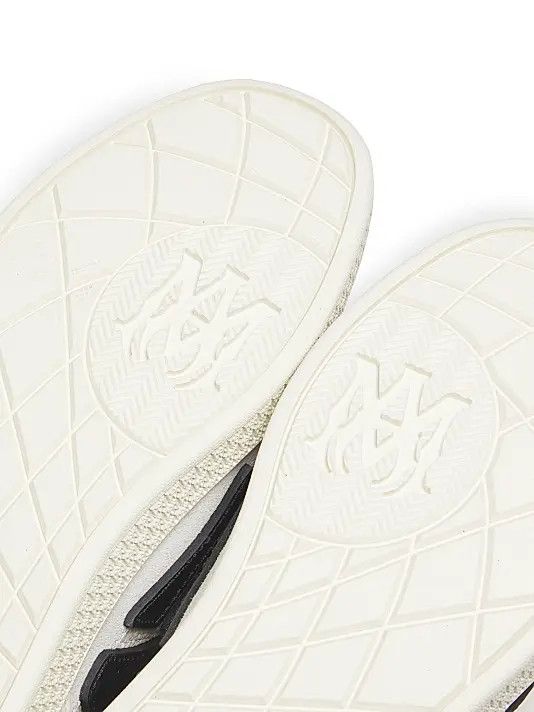 Amiri o1s1wg110326 Pacific Bones Leather Low-Top Sneakers Size US 5 / EU 37 - 5 Thumbnail