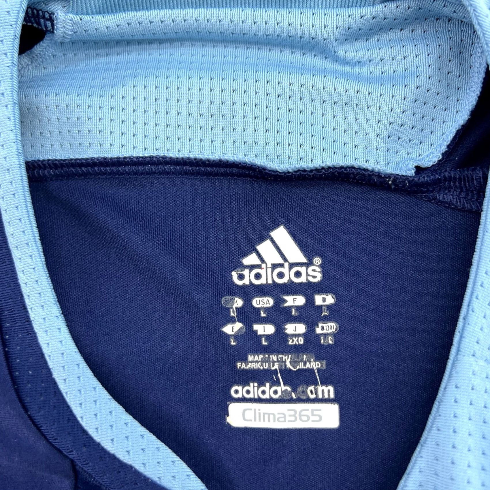 Adidas Adidas Schalke 04 2007 2008 Third Football Jersey Mens Large Blue Size US L / EU 52-54 / 3 - 6 Thumbnail