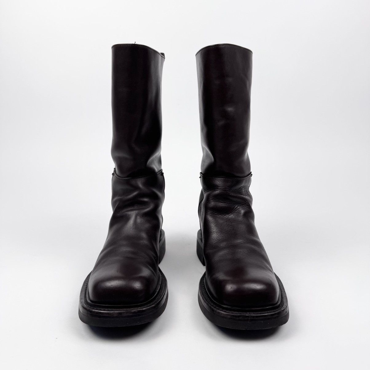Prada Prada FW1999 Brown Leather Riding Boots Size US 11 / EU 44 - 6 Thumbnail