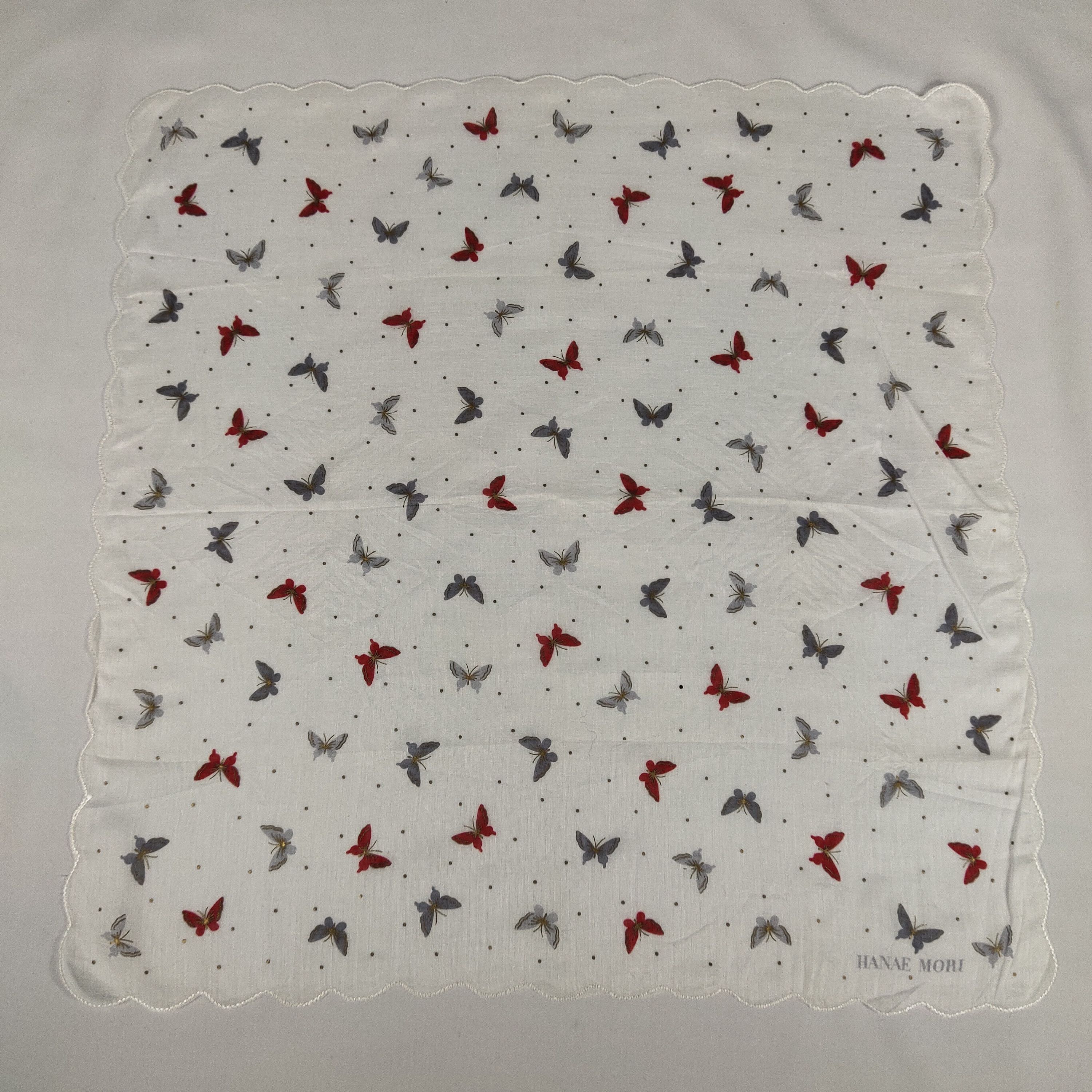 Hanae Mori Hanae Mori Handkerchief / Neckerchief / Bandana FZ224 Size ONE SIZE - 3 Thumbnail
