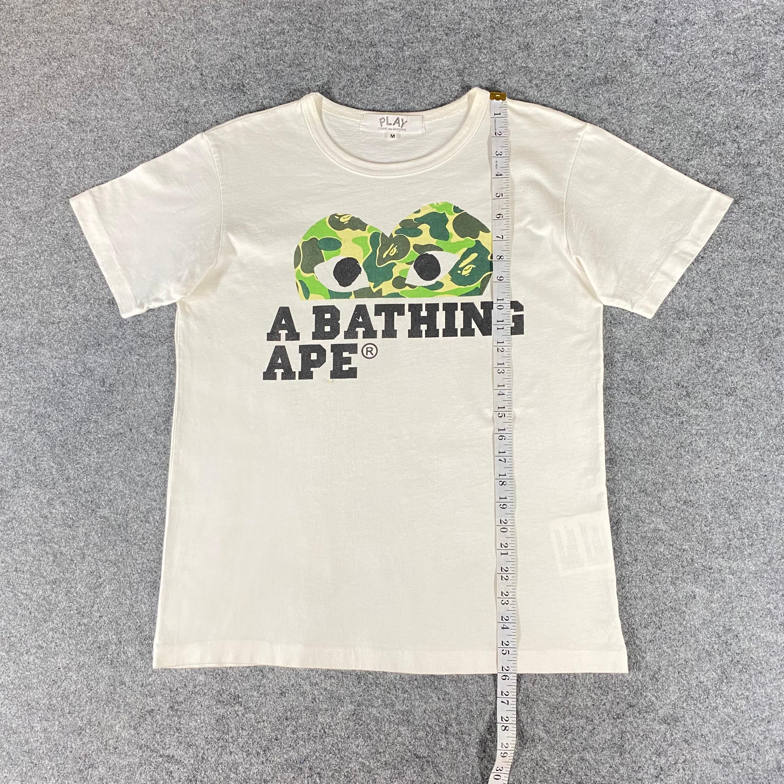 Comme des Garcons Vintage Comme Des Garcons x Bathing Ape Tshirt Size US M / EU 48-50 / 2 - 4 Thumbnail