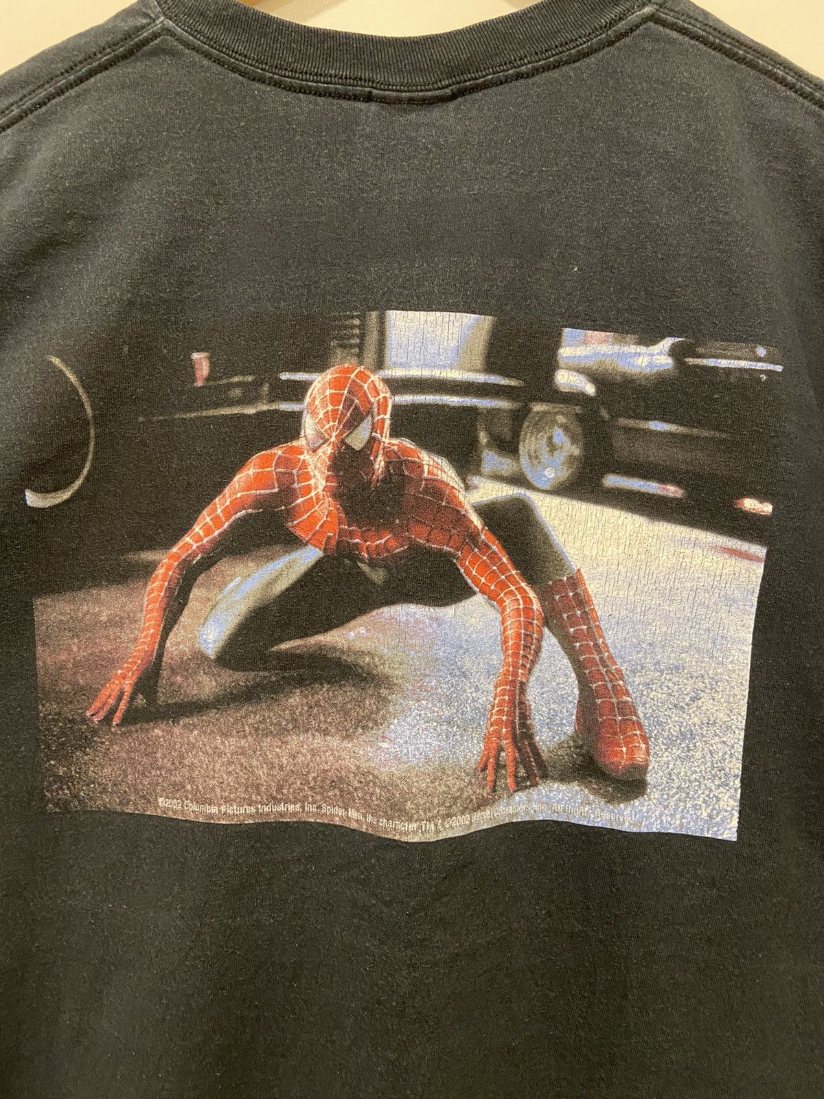 Anvil 2002 VINTAGE SPIDER-MAN T-SHIRT Size US XL / EU 56 / 4 - 3 Thumbnail