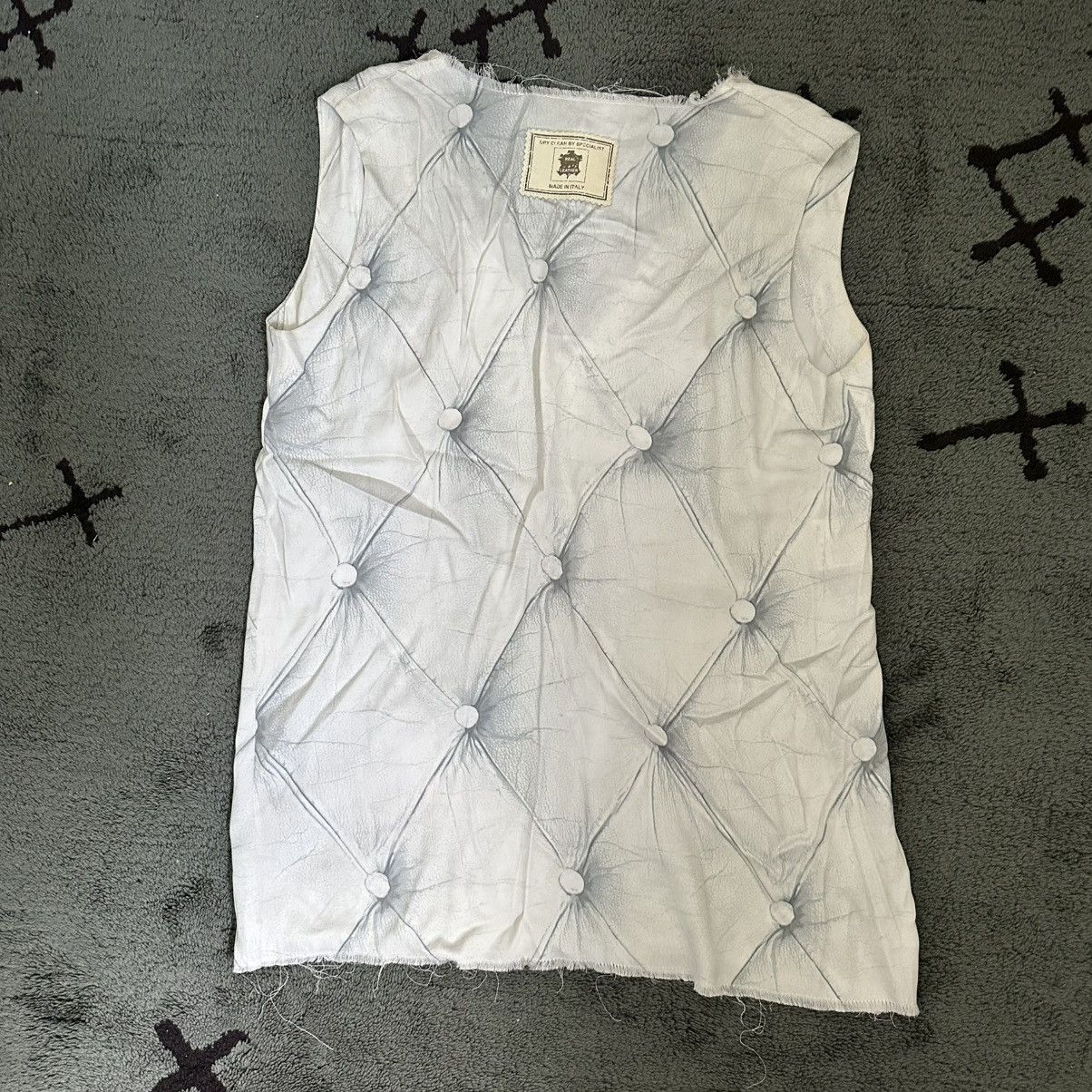Maison Margiela Margiela trompe-l'oeil 'Chesterfield' print Fall 2004 Top Size M / US 6-8 / IT 42-44 - 2 Thumbnail