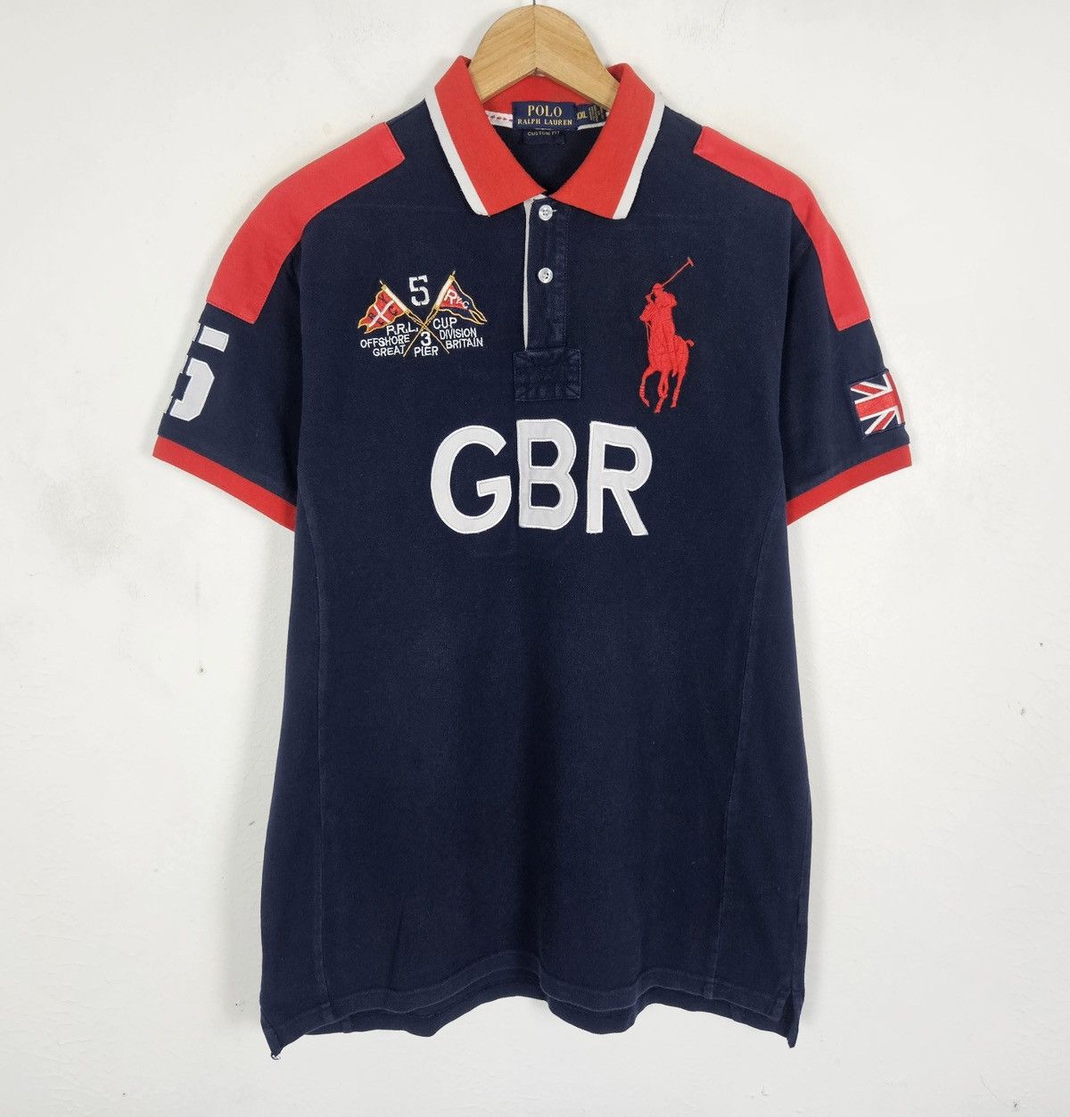 Polo Ralph Lauren Polo Ralph Lauren Great Britain offshore division shirt Size US L / EU 52-54 / 3 - 3 Thumbnail