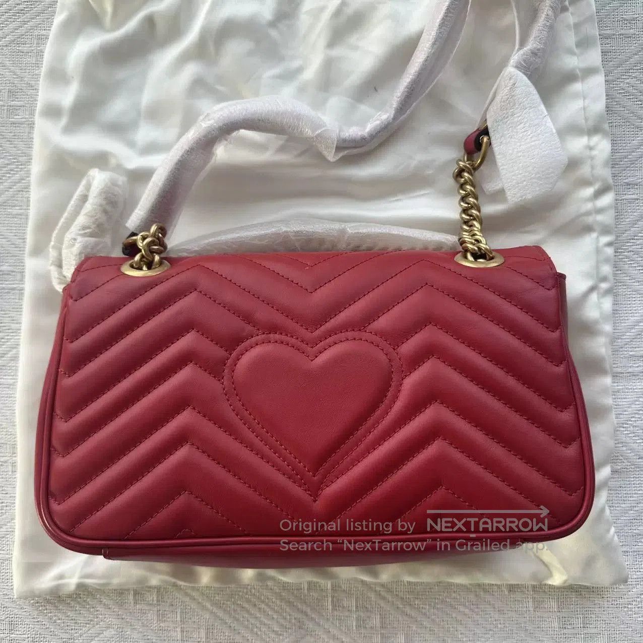 Gucci Gucci Marmont Medium 26cm Red. Size ONE SIZE - 2 Thumbnail