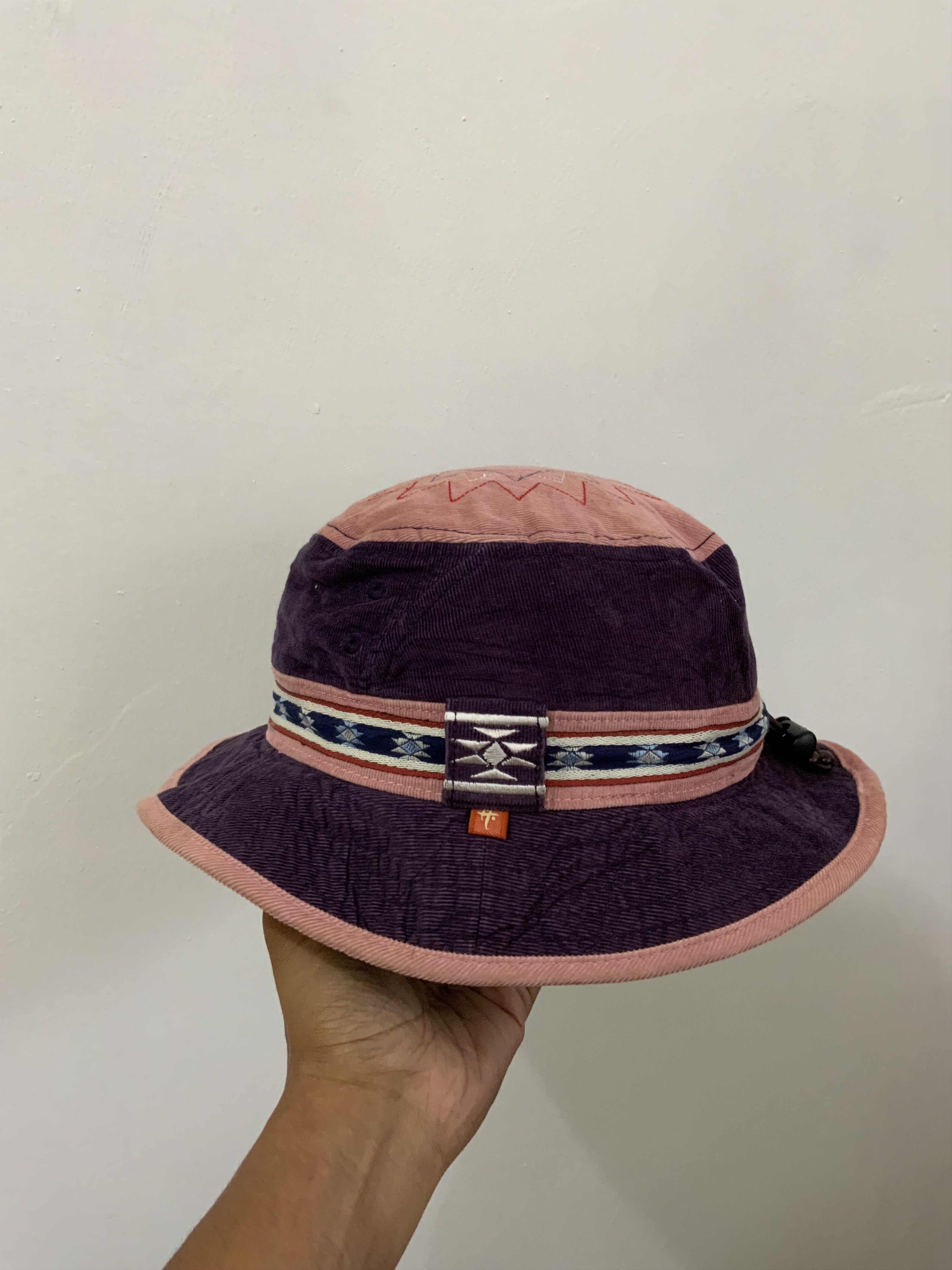 Japanese Brand FoxFire Navajo Native Coduroi Bucket Hat Size ONE SIZE - 1 Thumbnail