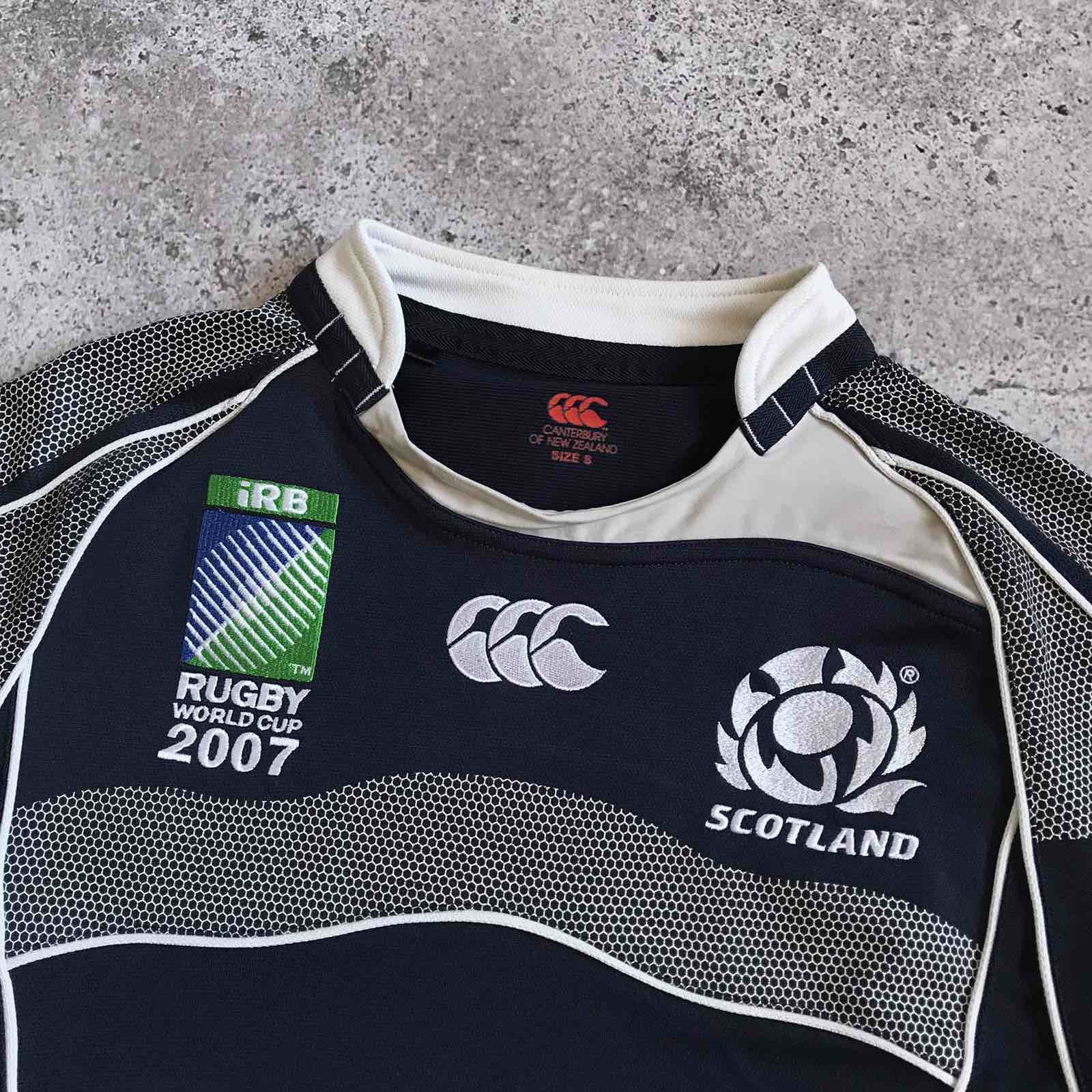 Canterbury of New Zealand Scotland Rugby Jersey vintage world cup 2007 Canterbury Sz S Size US S / EU 44-46 / 1 - 2 Thumbnail