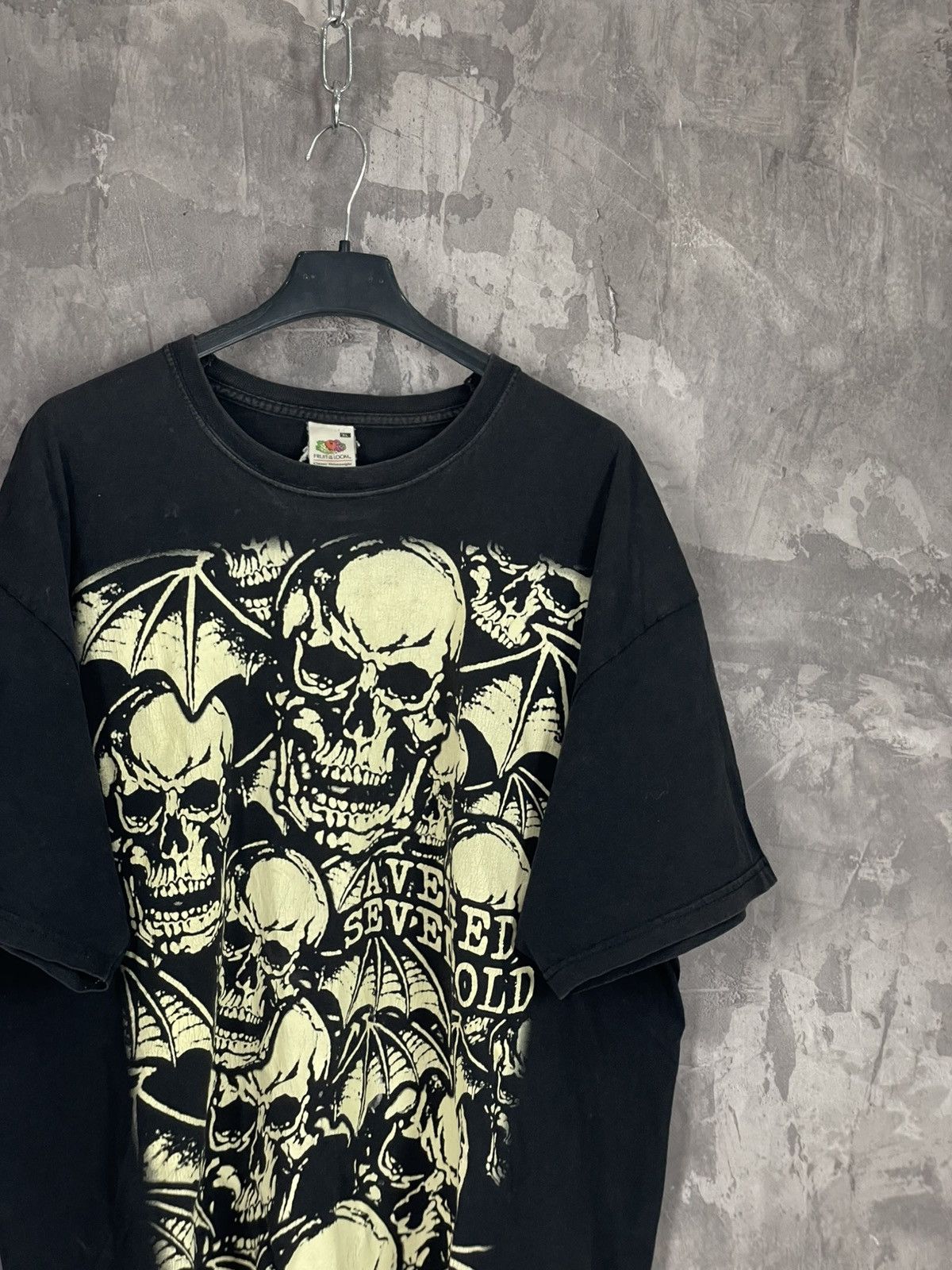 Band Tees Crazy vintage cyber Y2k skull graphic emo goth t-shirt Size US XL / EU 56 / 4 - 5 Thumbnail