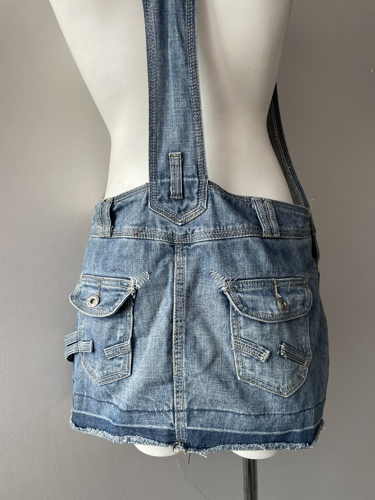 Vintage y2k salopet Size 26" / US 2 / IT 38 - 13 Thumbnail