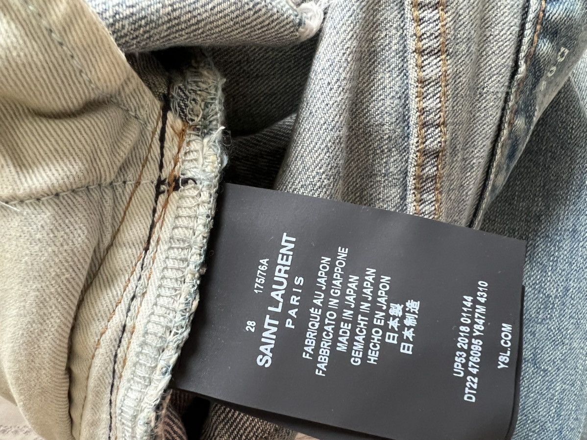 Saint Laurent Paris D02 destroyed jeans Sz28 Size US 28 / EU 44 - 9 Thumbnail