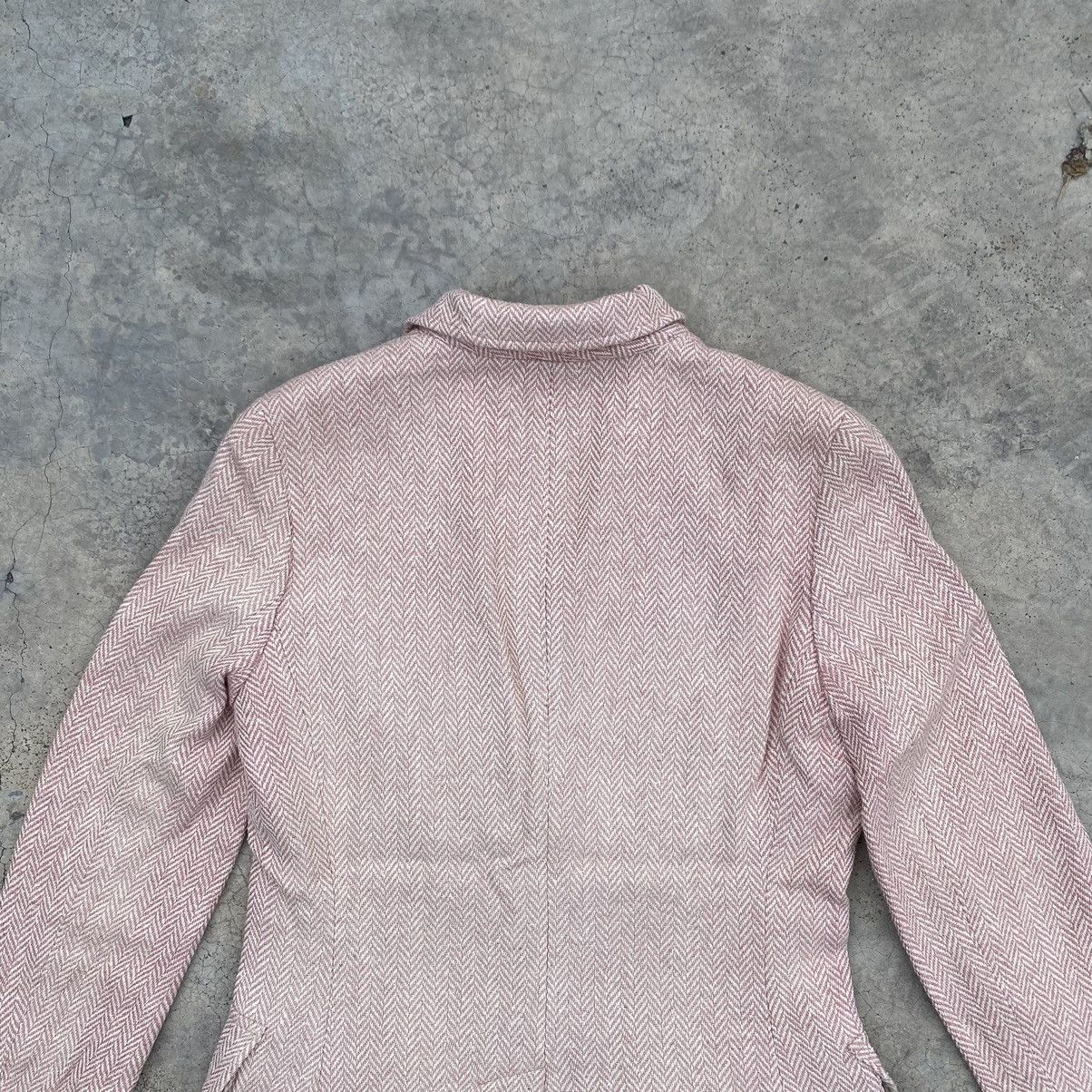 Polo Ralph Lauren Ralph Lauren Pink Herringbone Blazer-2017 Release Size S / US 4 / IT 40 - 8 Thumbnail