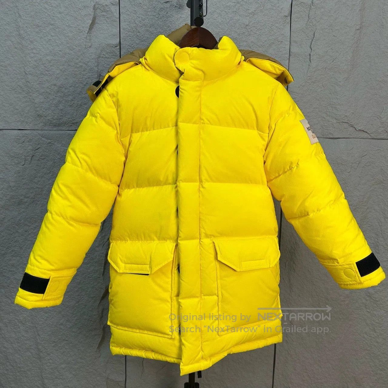 Gucci gucci x tnf yellow down jacket xs. Size XS / US 0-2 / IT 36-38 - 1 Thumbnail