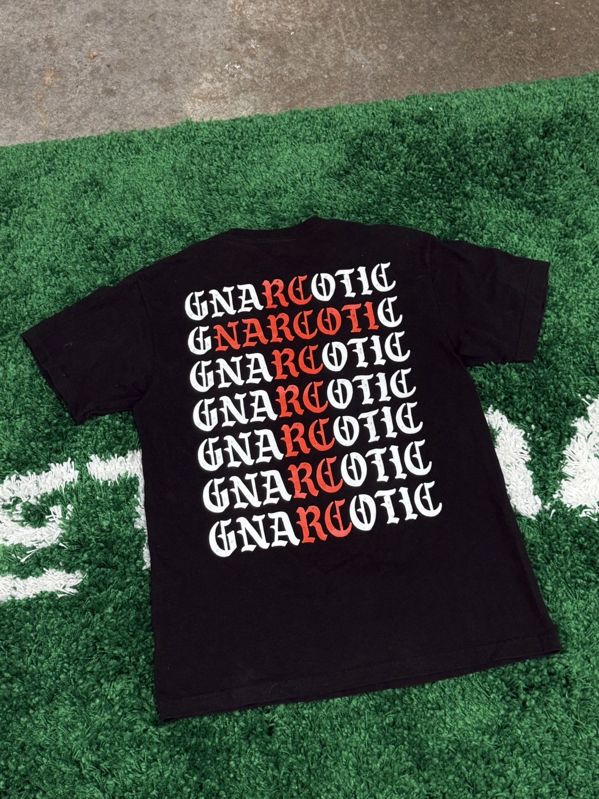 Gnarcotic Gnarcotic Black Chrome Cross Gothic Logo Tee Black Medium Size US M / EU 48-50 / 2 - 3 Thumbnail