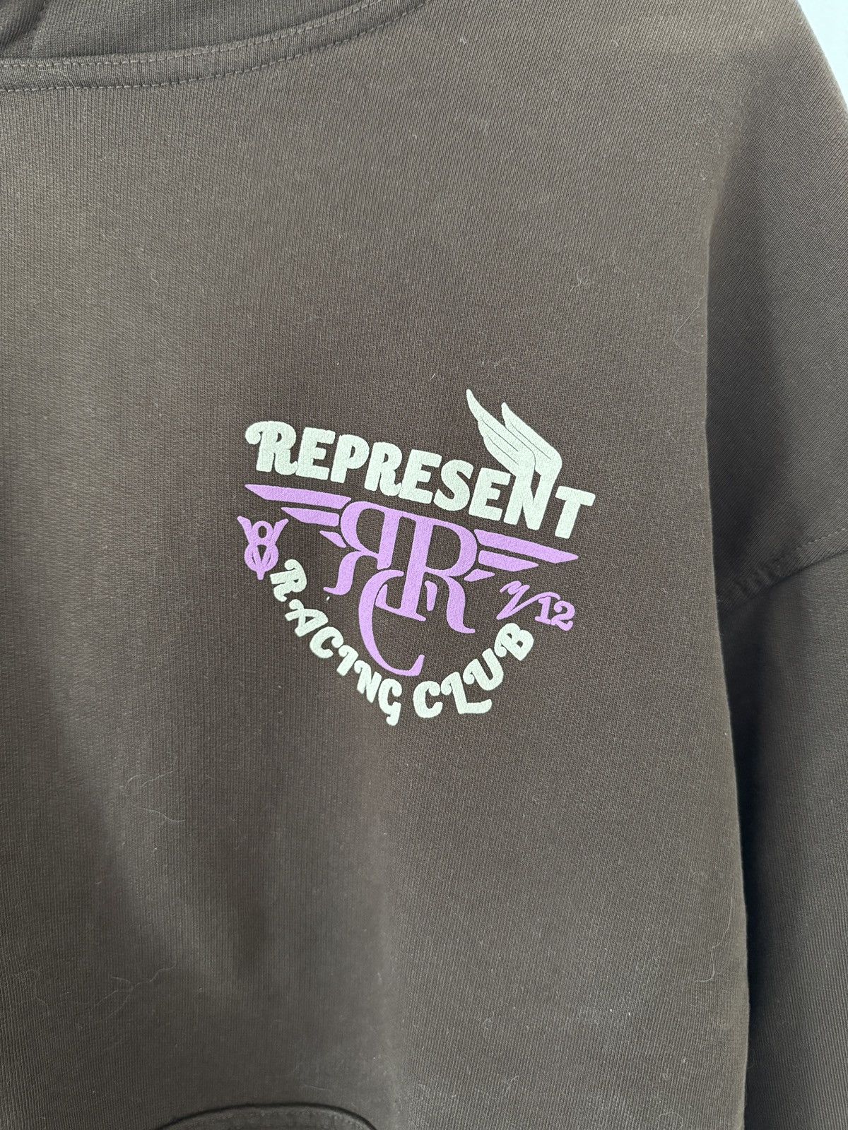 Represent Clo. Brown Represent Racing Hoodie Size US L / EU 52-54 / 3 - 2 Thumbnail