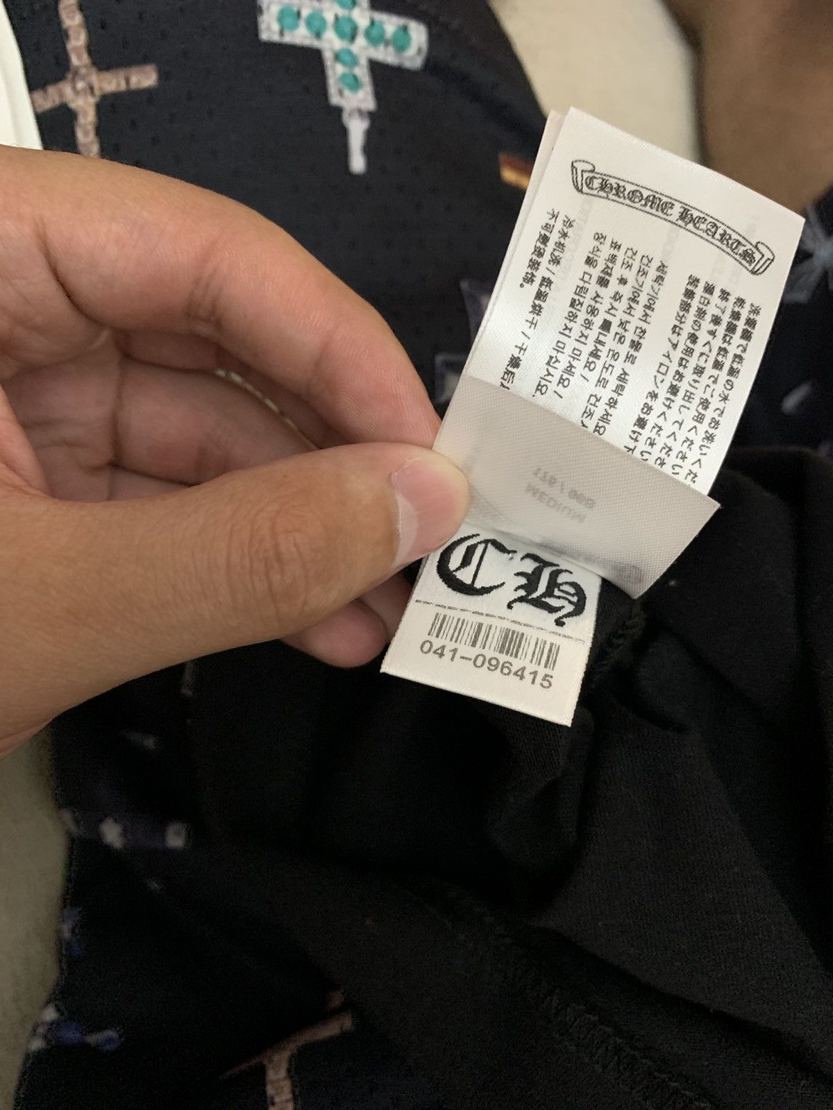 Chrome Hearts Chrome hearts Scroll logo pocket crew shirt Size US M / EU 48-50 / 2 - 6 Thumbnail