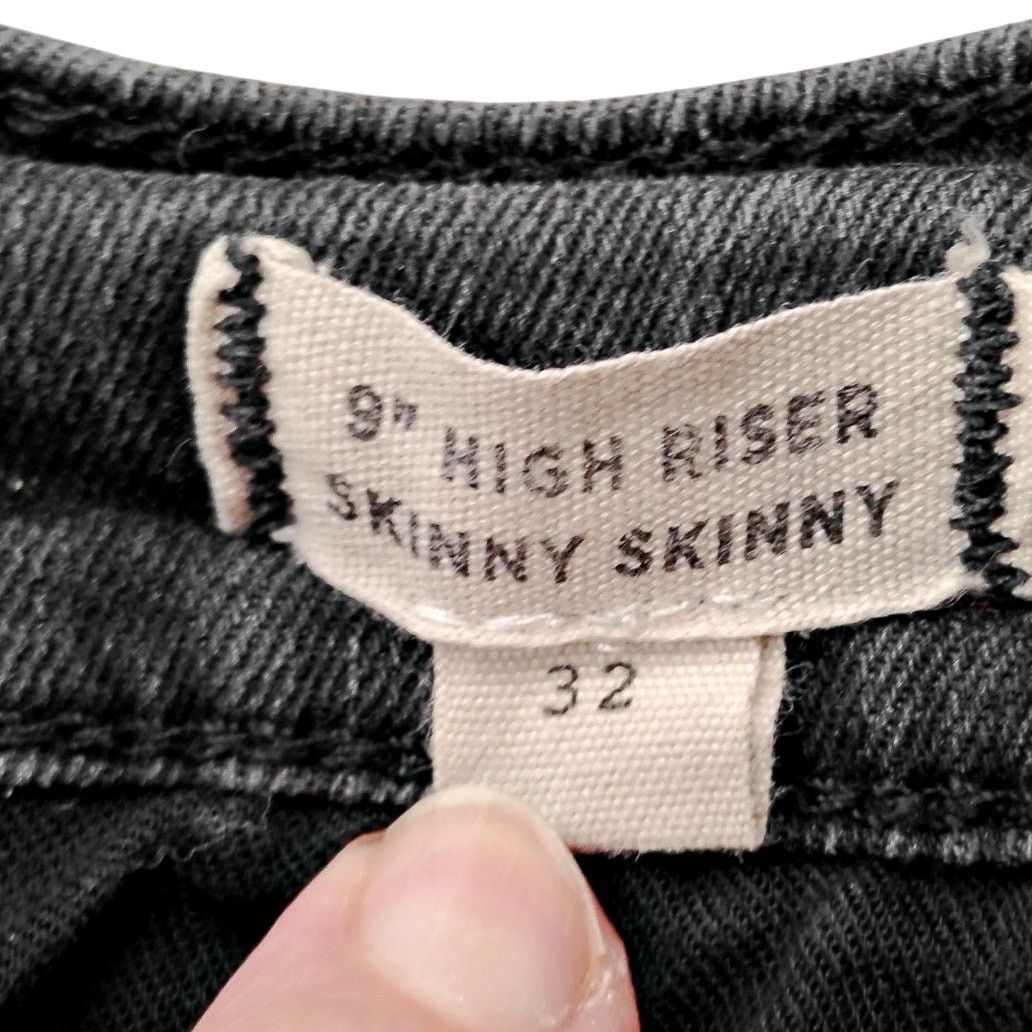 Madewell Madewell 9" High Riser Skinny Skinny Vintage Raw Hem Jeans Size 32" / US 10 / IT 46 - 5 Thumbnail