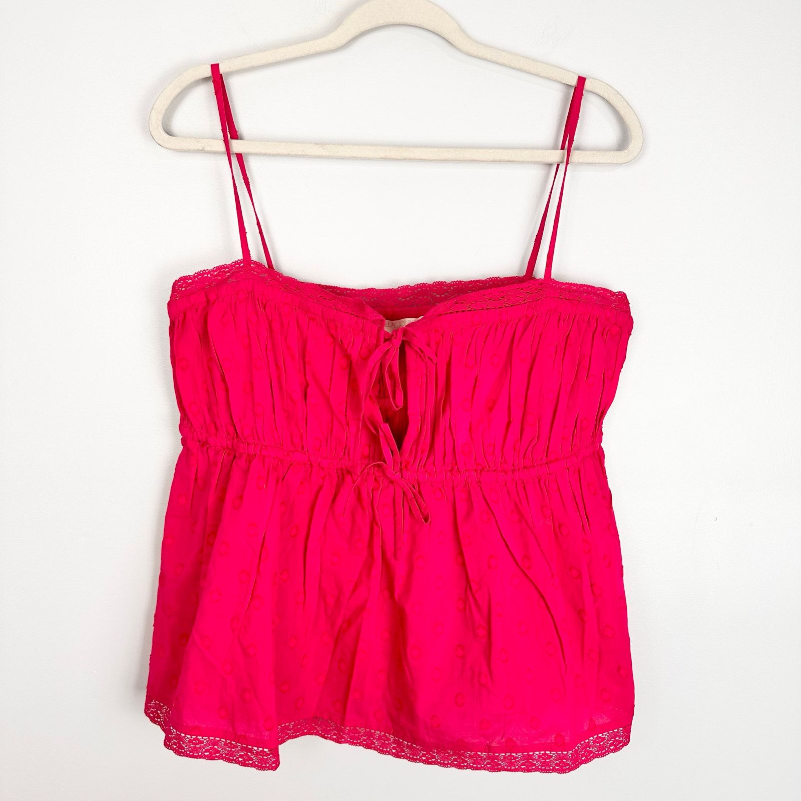 Ulla Johnson Ulla Johnson Quinn Cosmos Dotted Lace Top Size 14 NWT Size L / US 10 / IT 46 - 3 Thumbnail