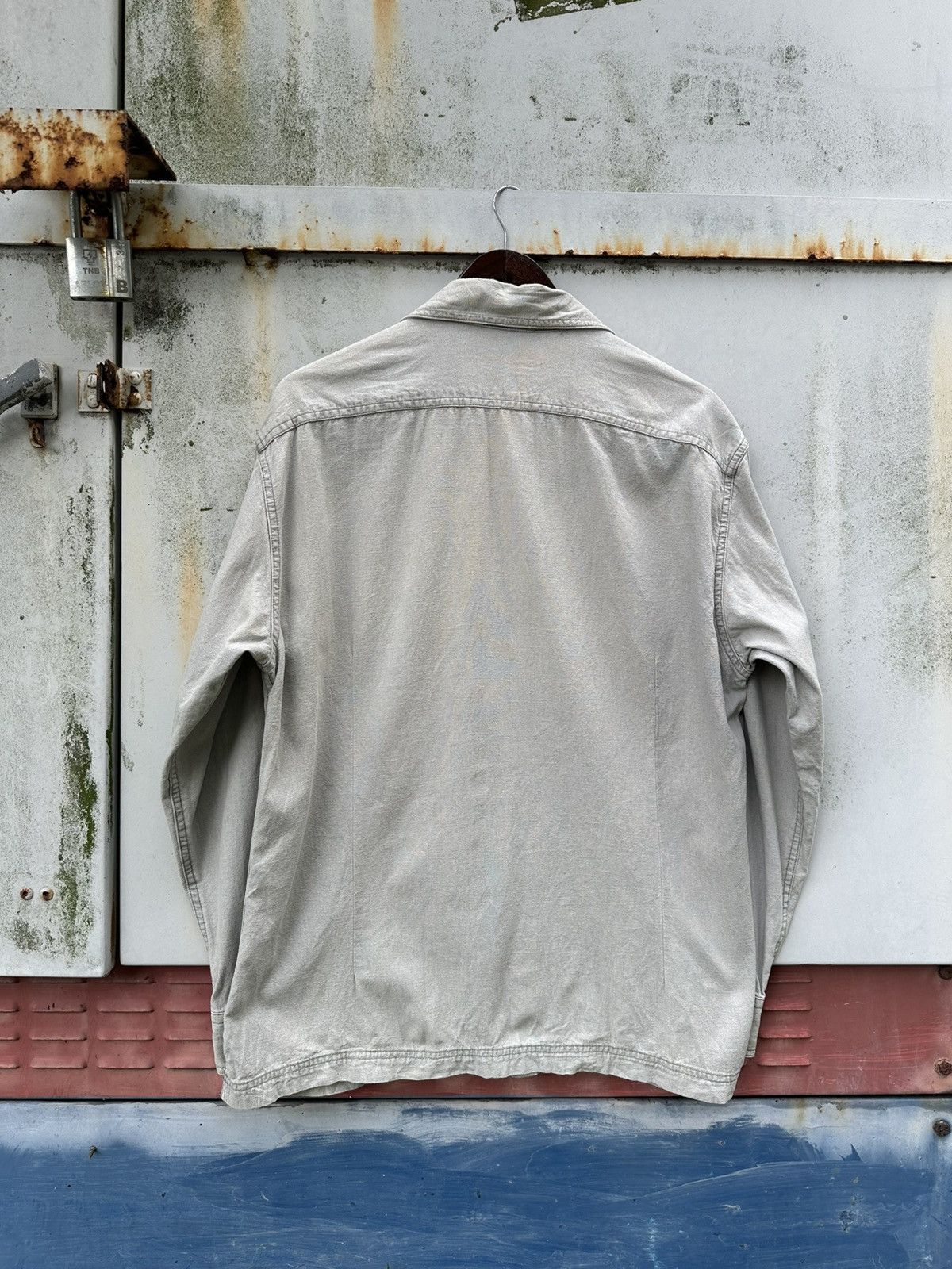 Kansai Yamamoto 👹Vintage 90s Kansai Yamamoto Zipper Shirt Size US L / EU 52-54 / 3 - 9 Thumbnail