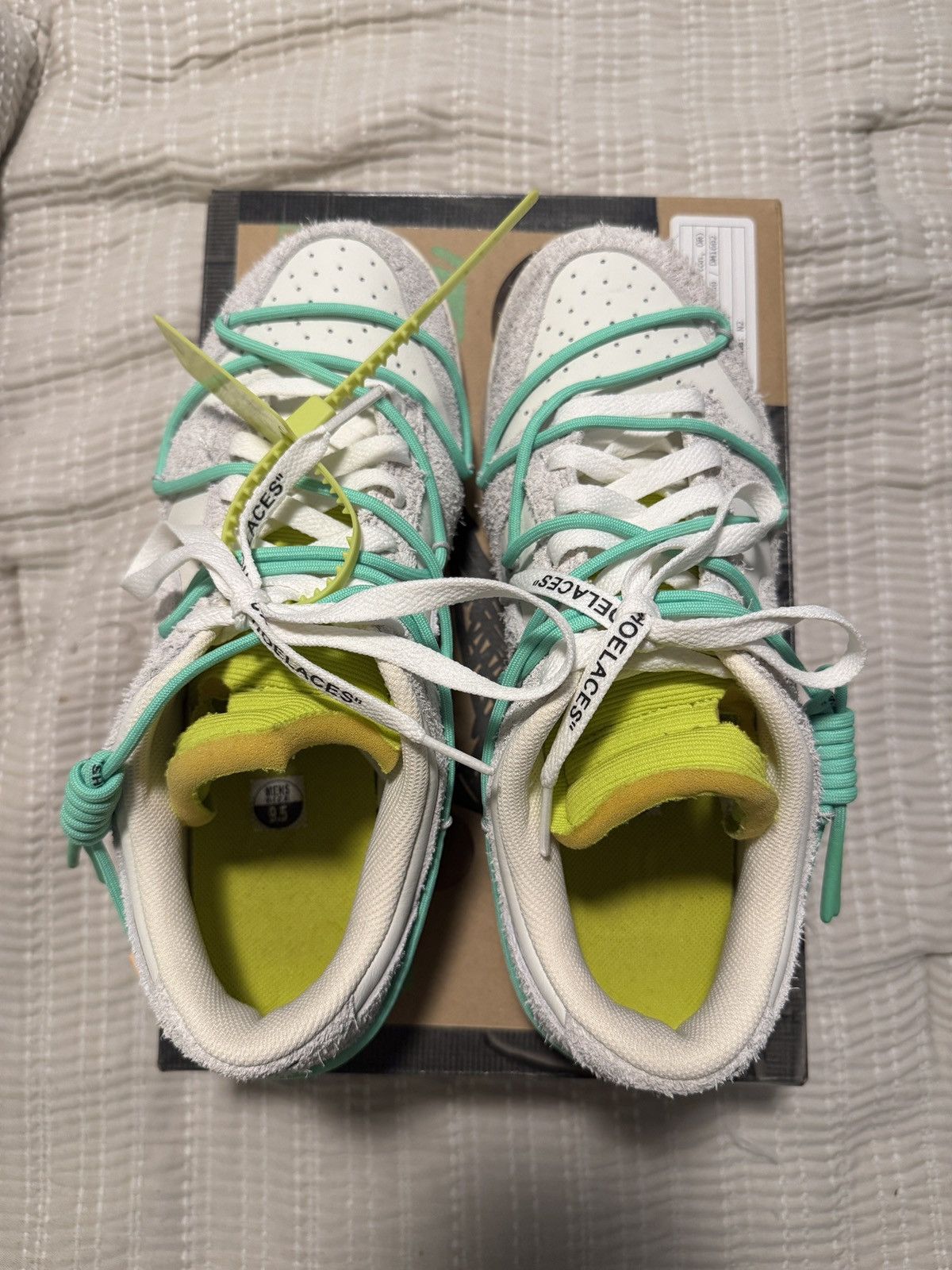 Nike × Off-White Nike Off White Dunk Lot 14 Size US 9.5 / EU 42-43 - 4 Thumbnail