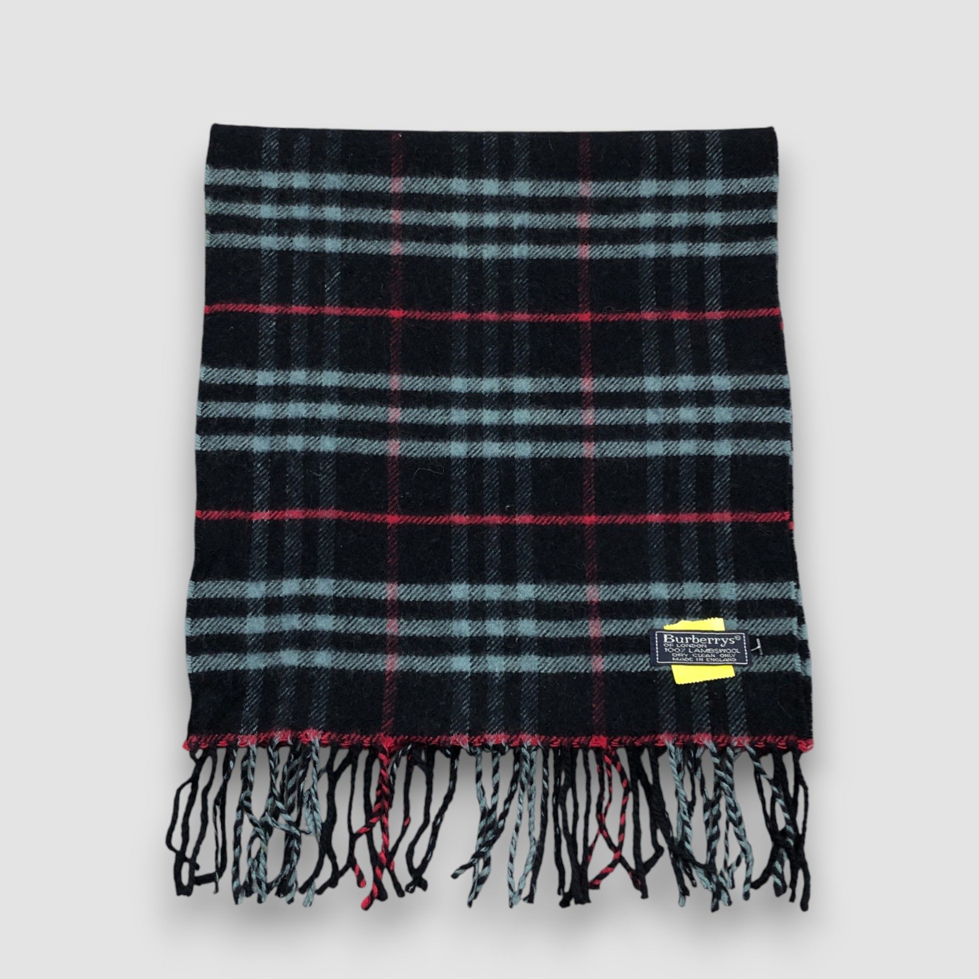 Burberry Vintage Burberry Scarf Muffler Wool Nova Check Neck Scarves Size ONE SIZE - 2 Thumbnail
