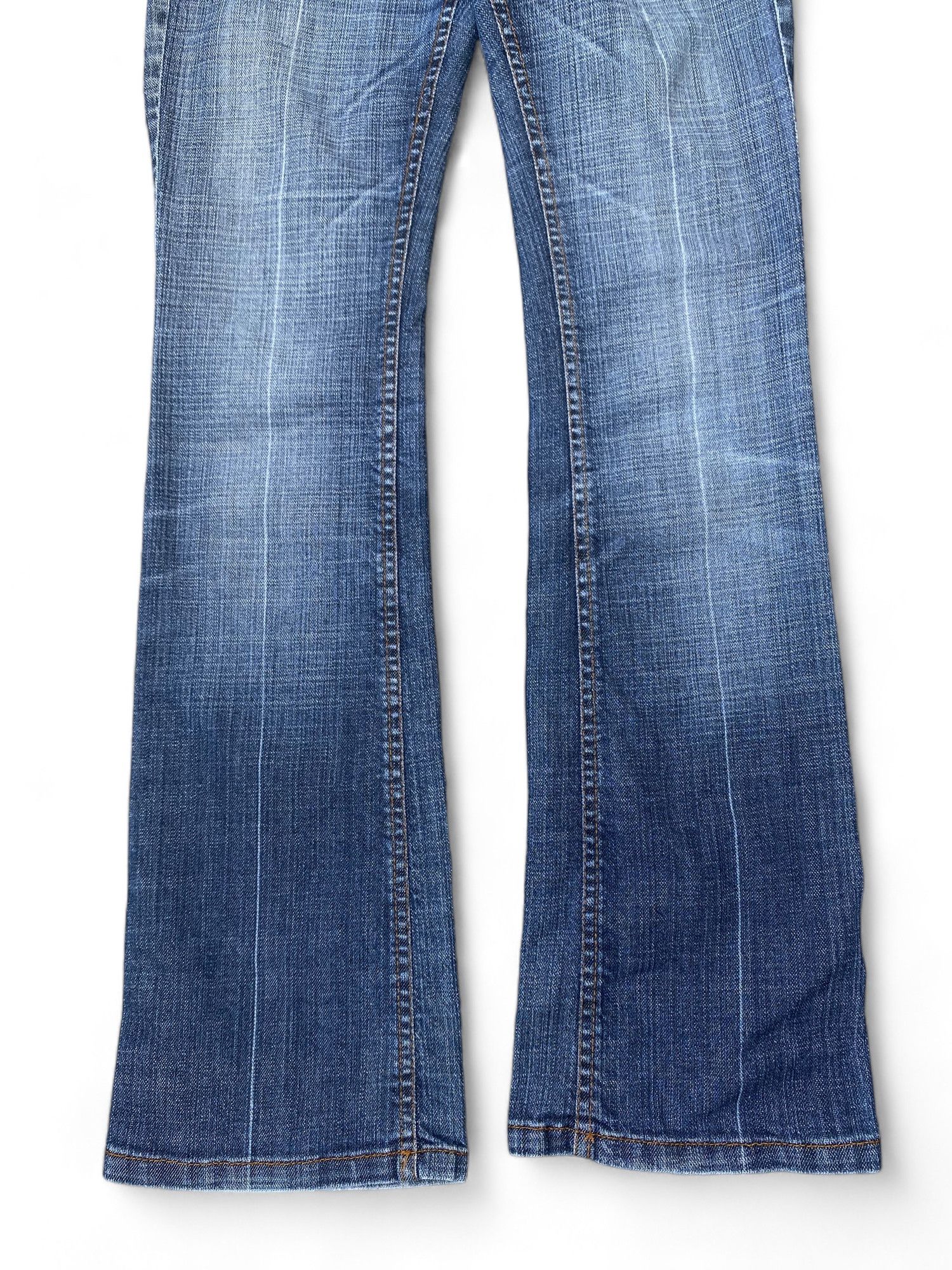 Escada × Escada Sport Vintage Esacada Sport Boot Cut Distressed Jeans Y2K Size 34" / US 12 / IT 48 - 4 Thumbnail