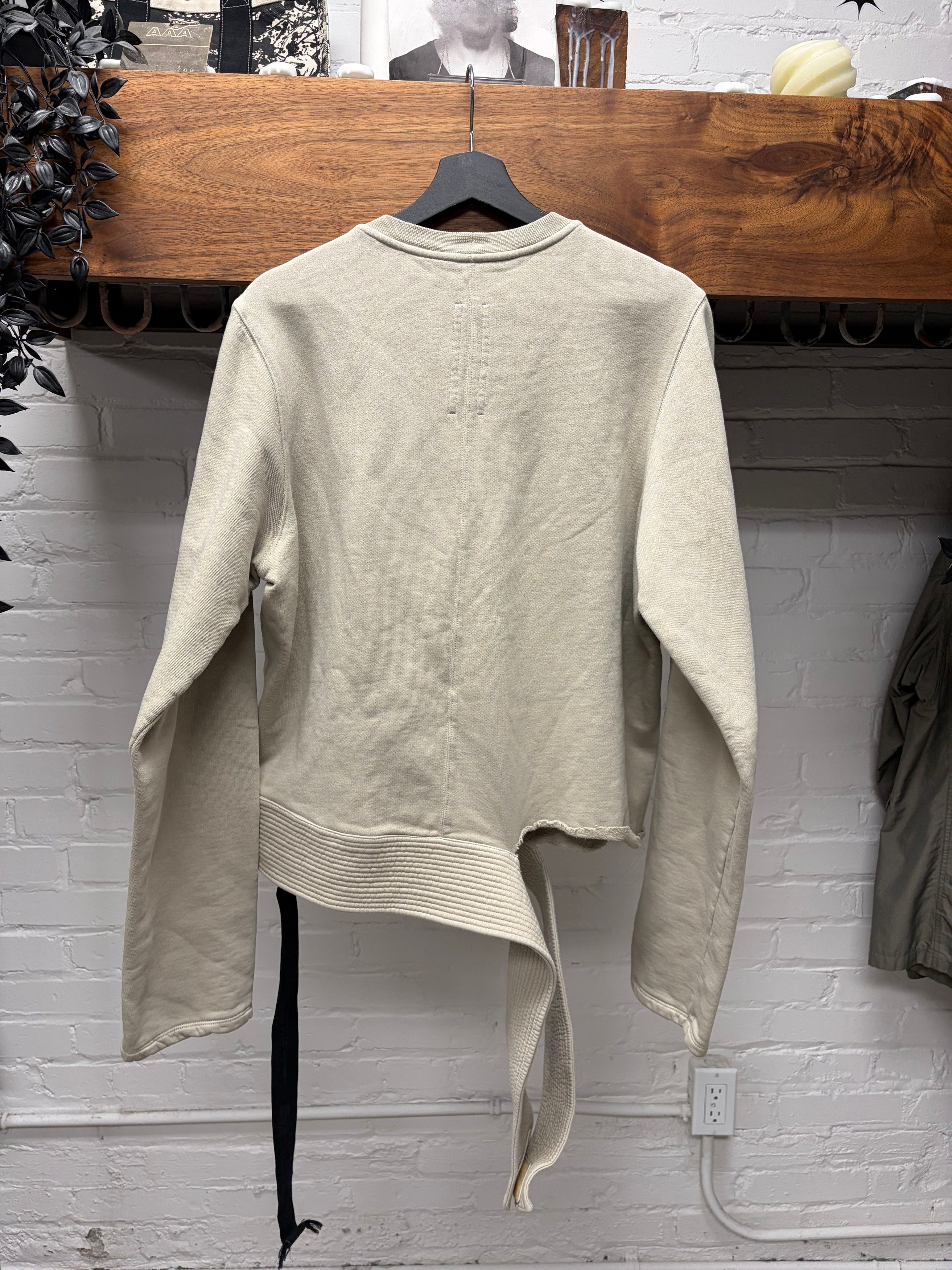 Rick Owens Rick Owens DRKSHDW ‘Creatch Strap’ Pearl Cotton Sweatshirt Size US L / EU 52-54 / 3 - 5 Thumbnail