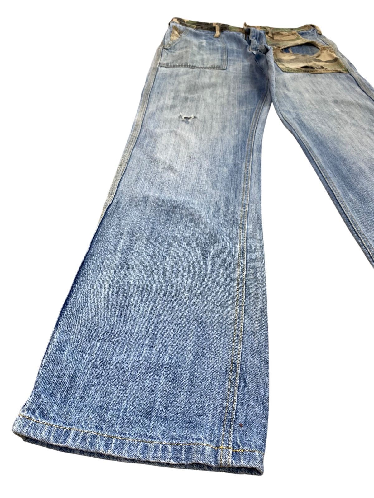 Japanese Brand Japanese Brand Faded Wash Ripped Style Distressed Jeans Size US 30 / EU 46 - 7 Thumbnail